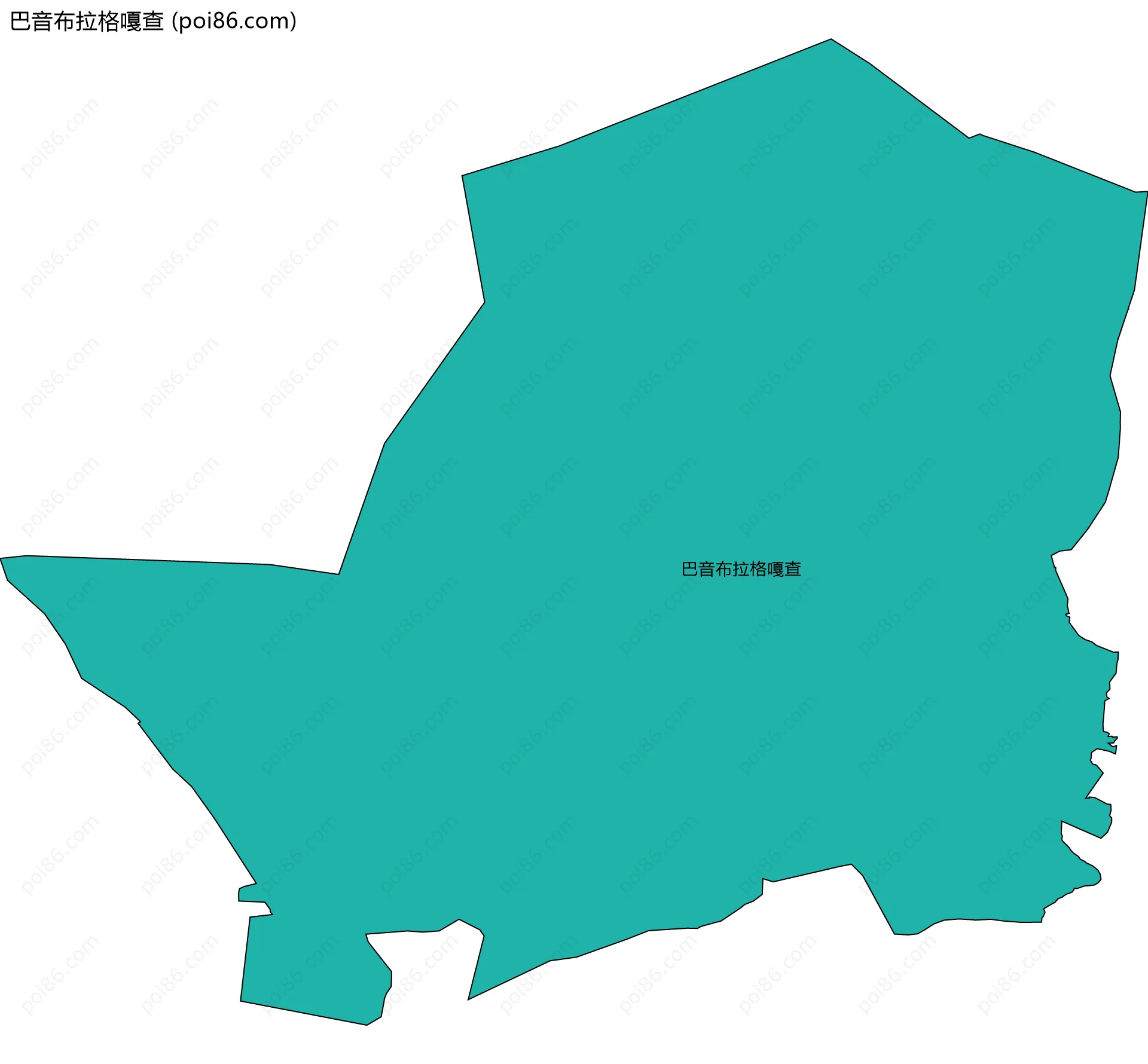 巴音布拉格嘎查边界地图