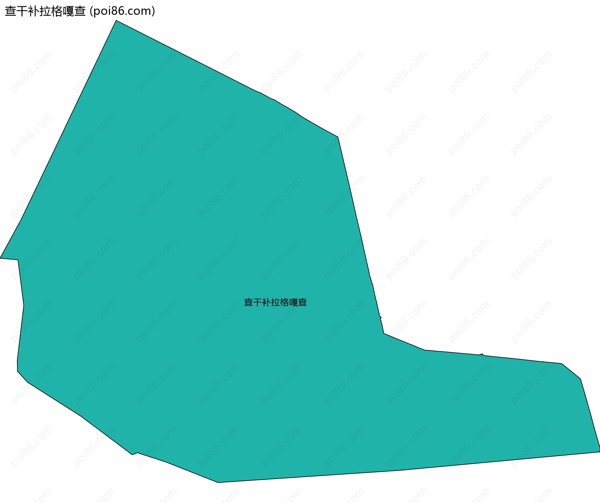 查干补拉格嘎查边界地图