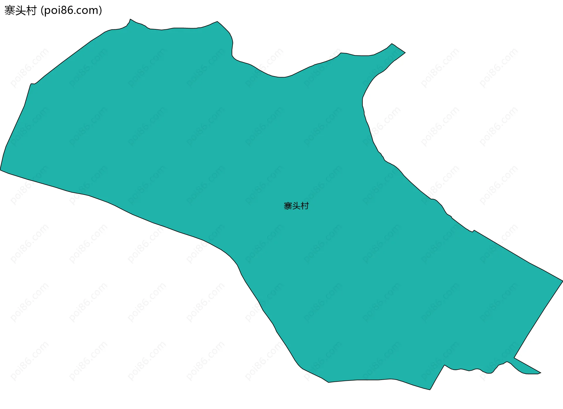 寨头村边界地图