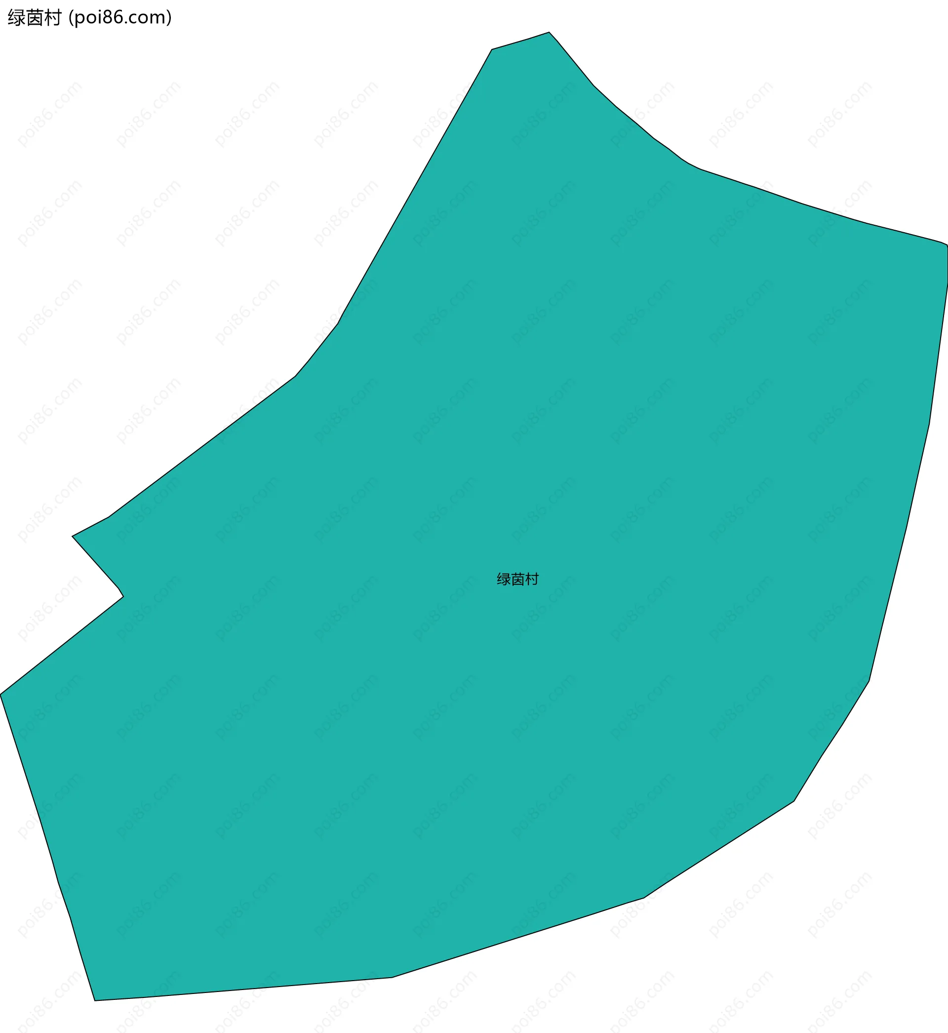 绿茵村边界地图