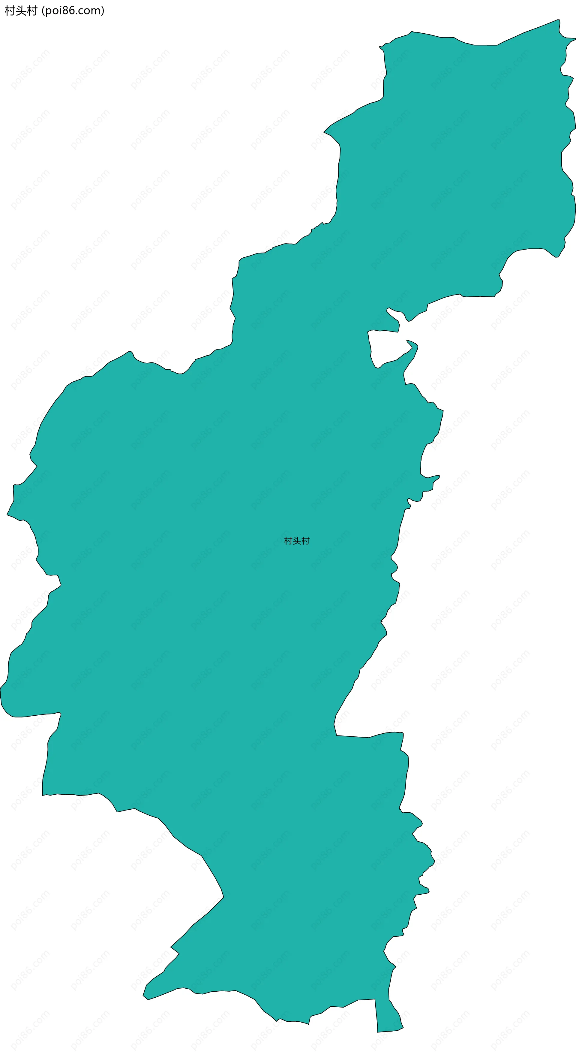 村头村边界地图