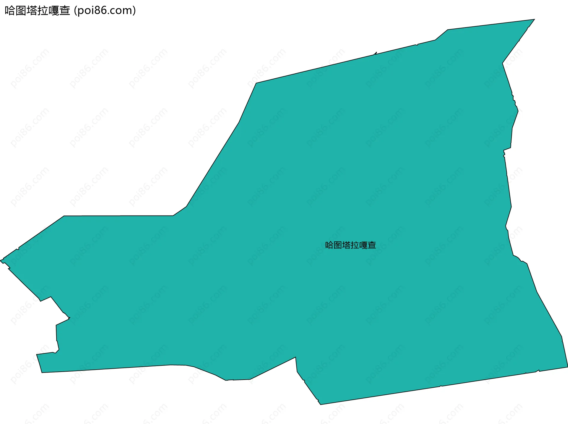 哈图塔拉嘎查边界地图