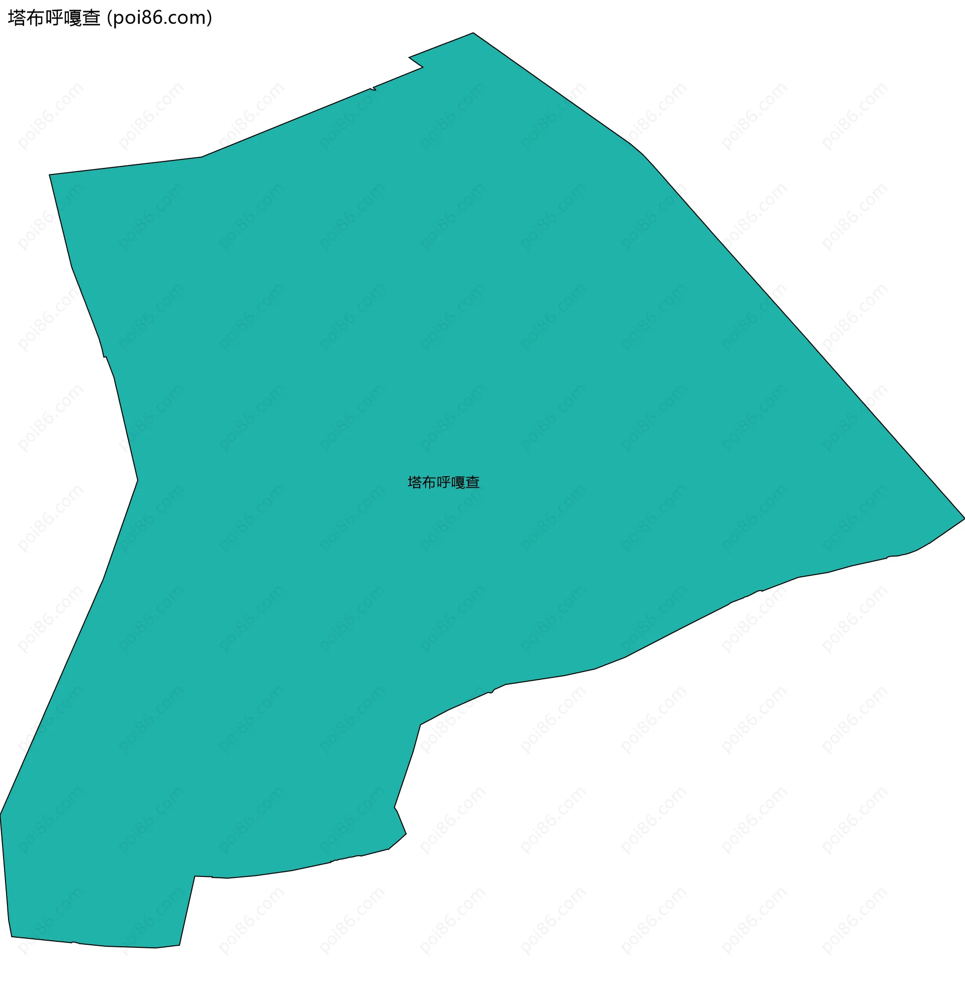 塔布呼嘎查边界地图