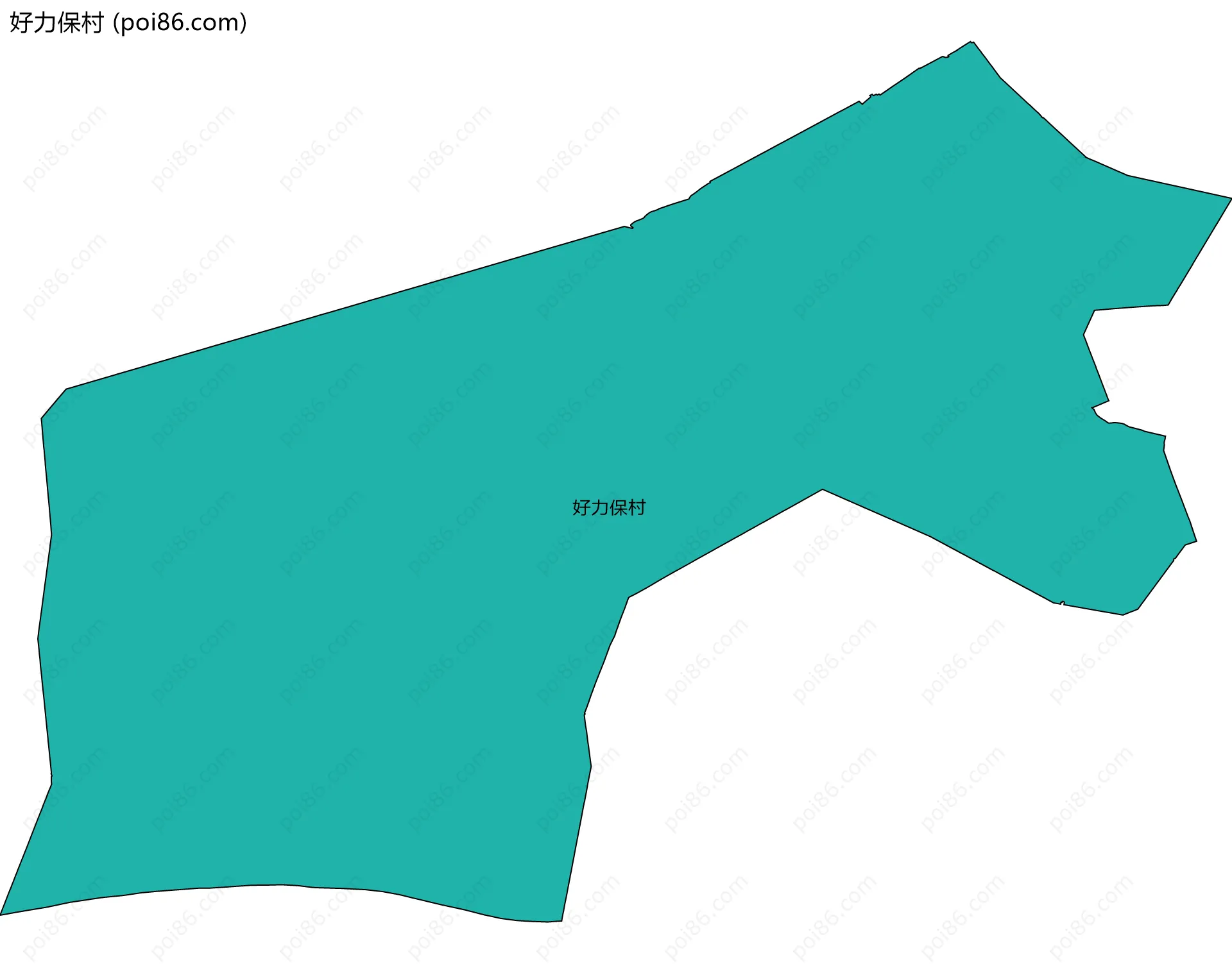好力保村边界地图