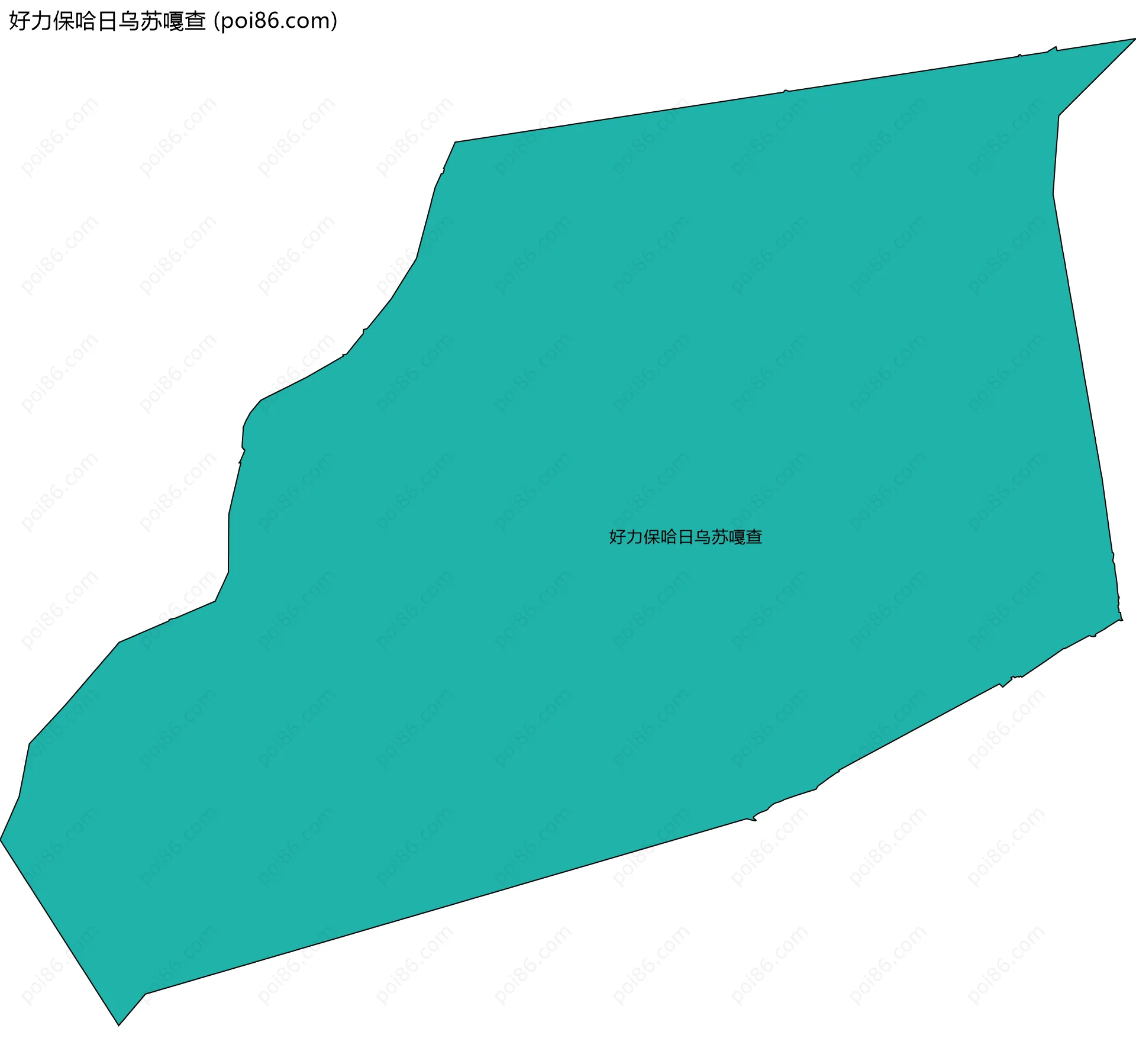 好力保哈日乌苏嘎查边界地图