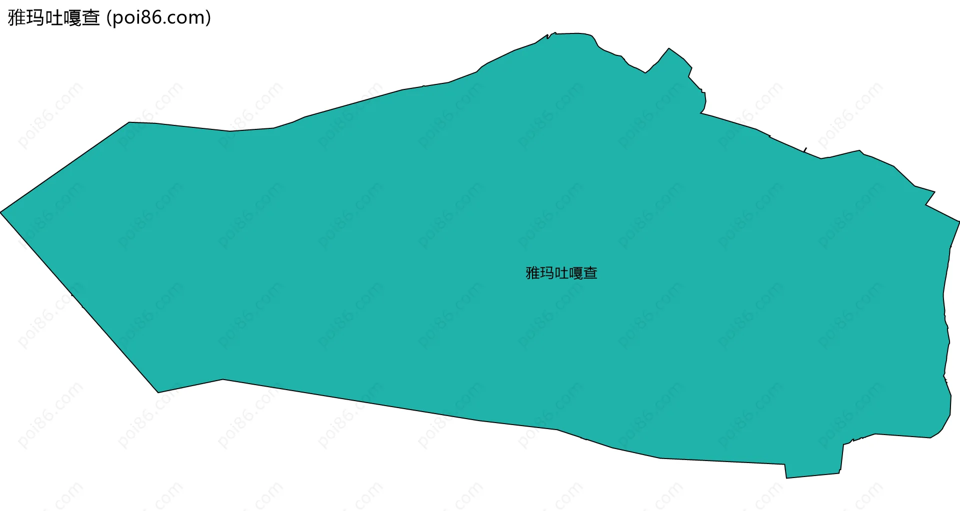 雅玛吐嘎查边界地图