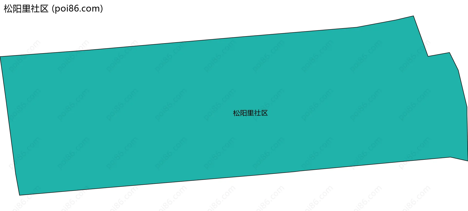 松阳里社区边界地图