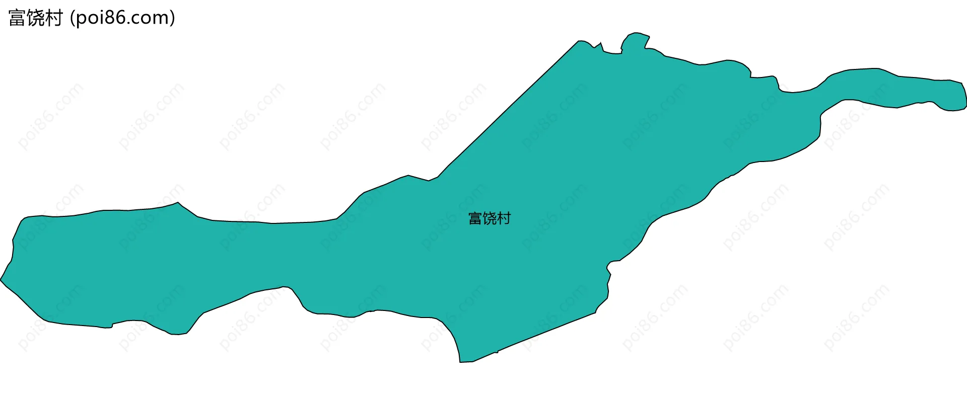 富饶村边界地图