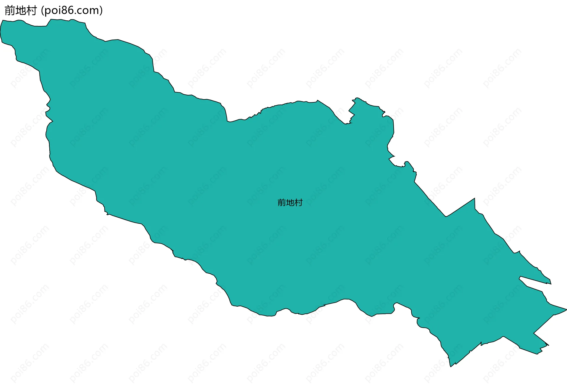 前地村边界地图