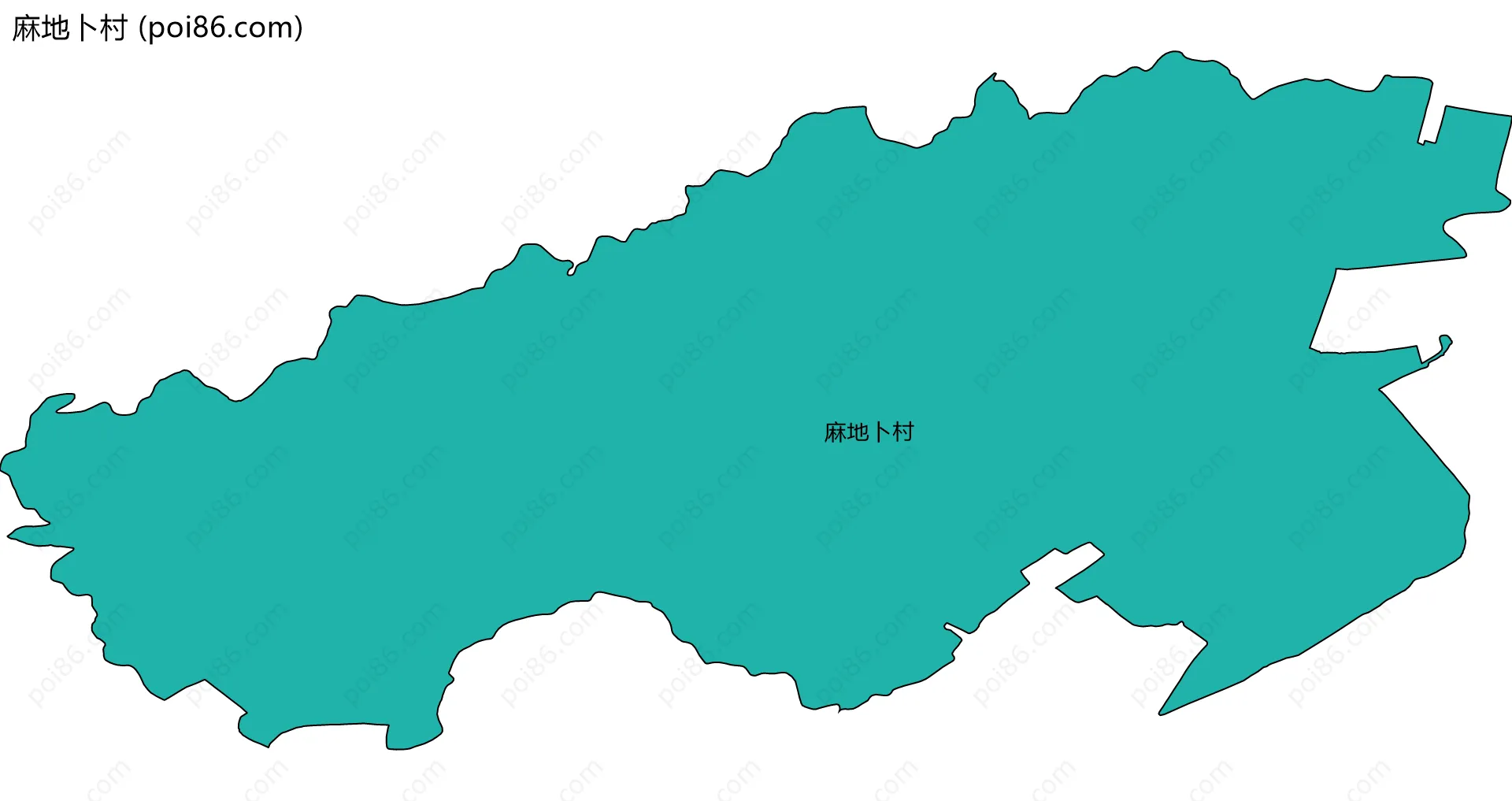 麻地卜村边界地图