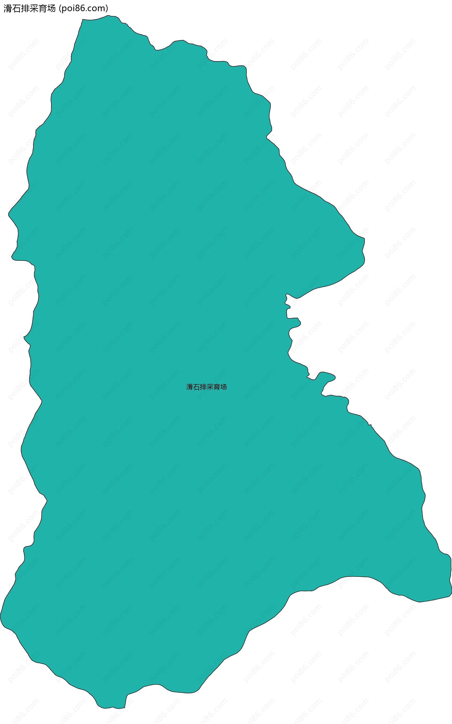 滑石排采育场边界地图