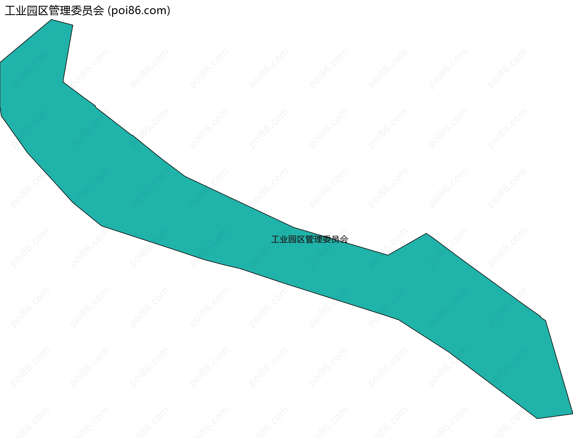 工业园区管理委员会边界地图
