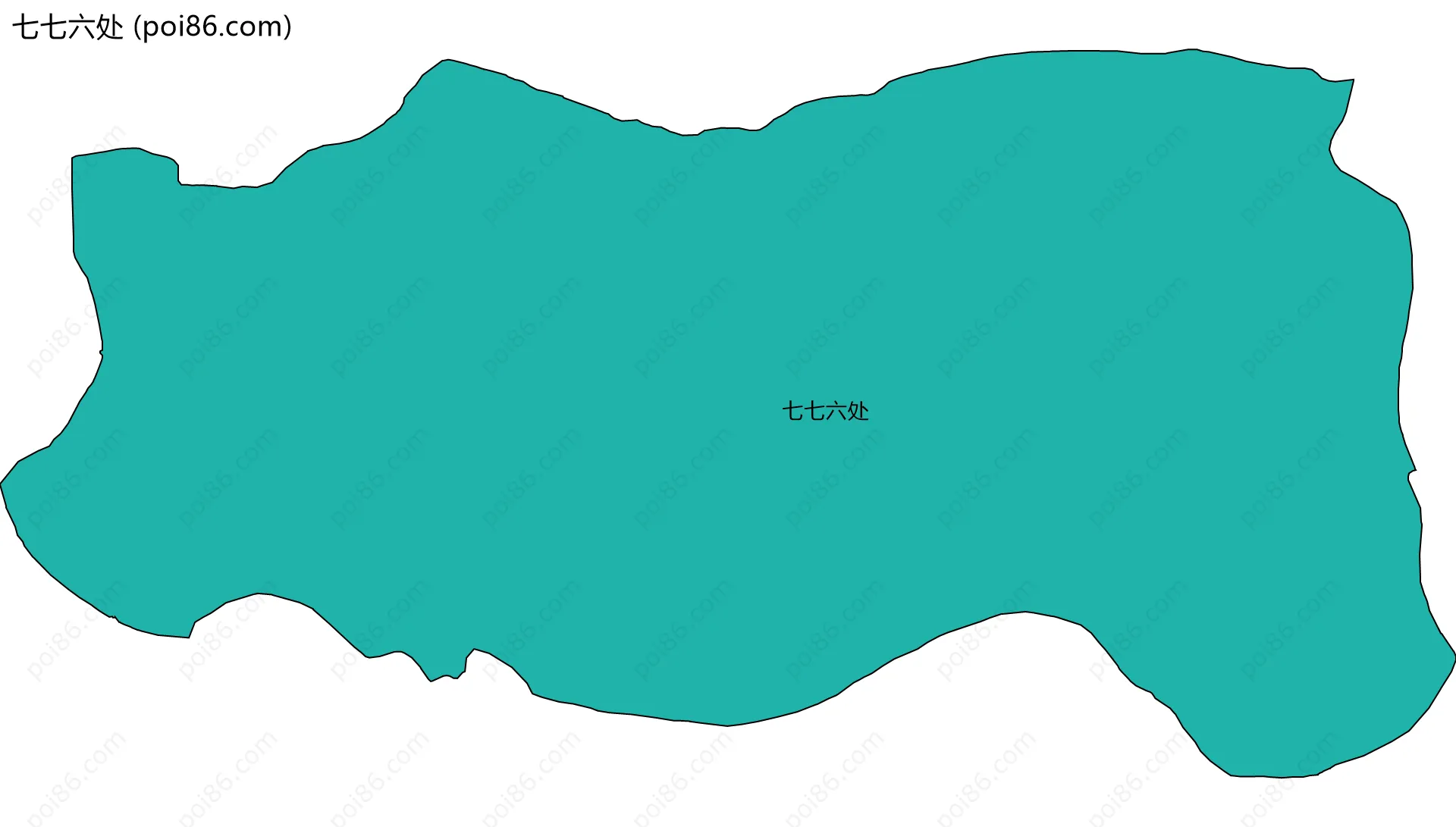 七七六处边界地图