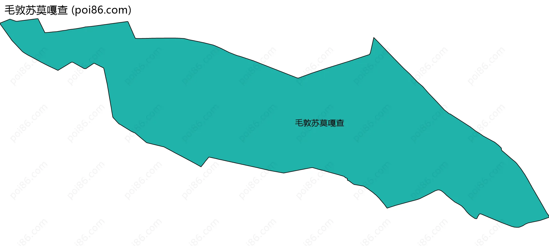 毛敦苏莫嘎查边界地图