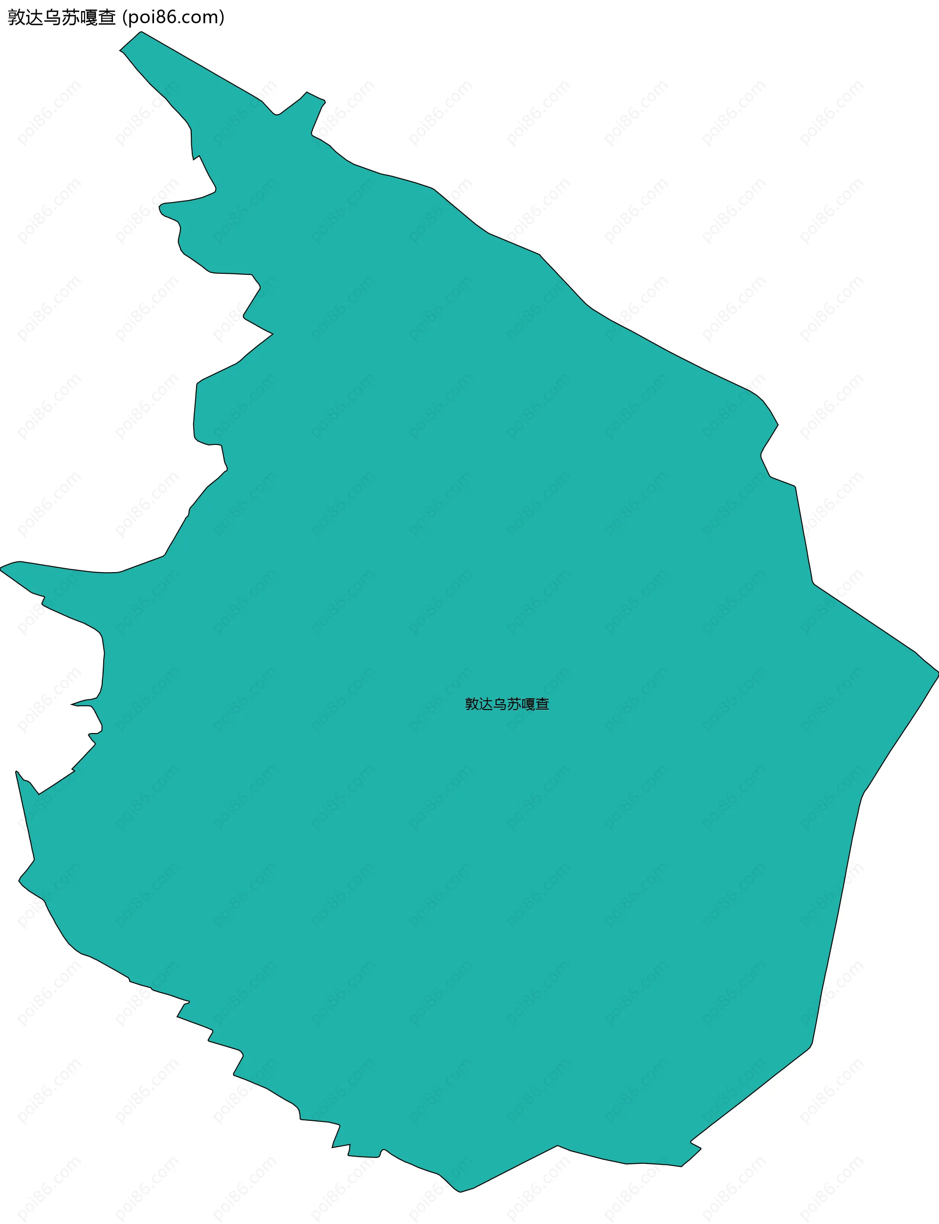 敦达乌苏嘎查边界地图