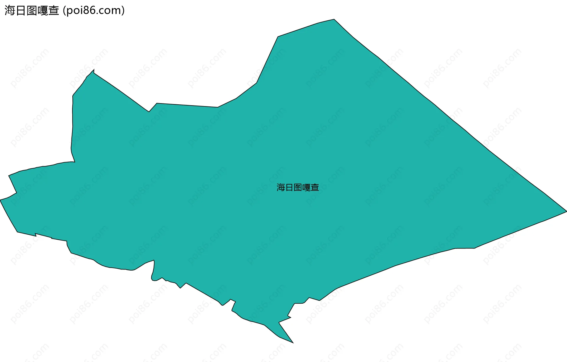 海日图嘎查边界地图