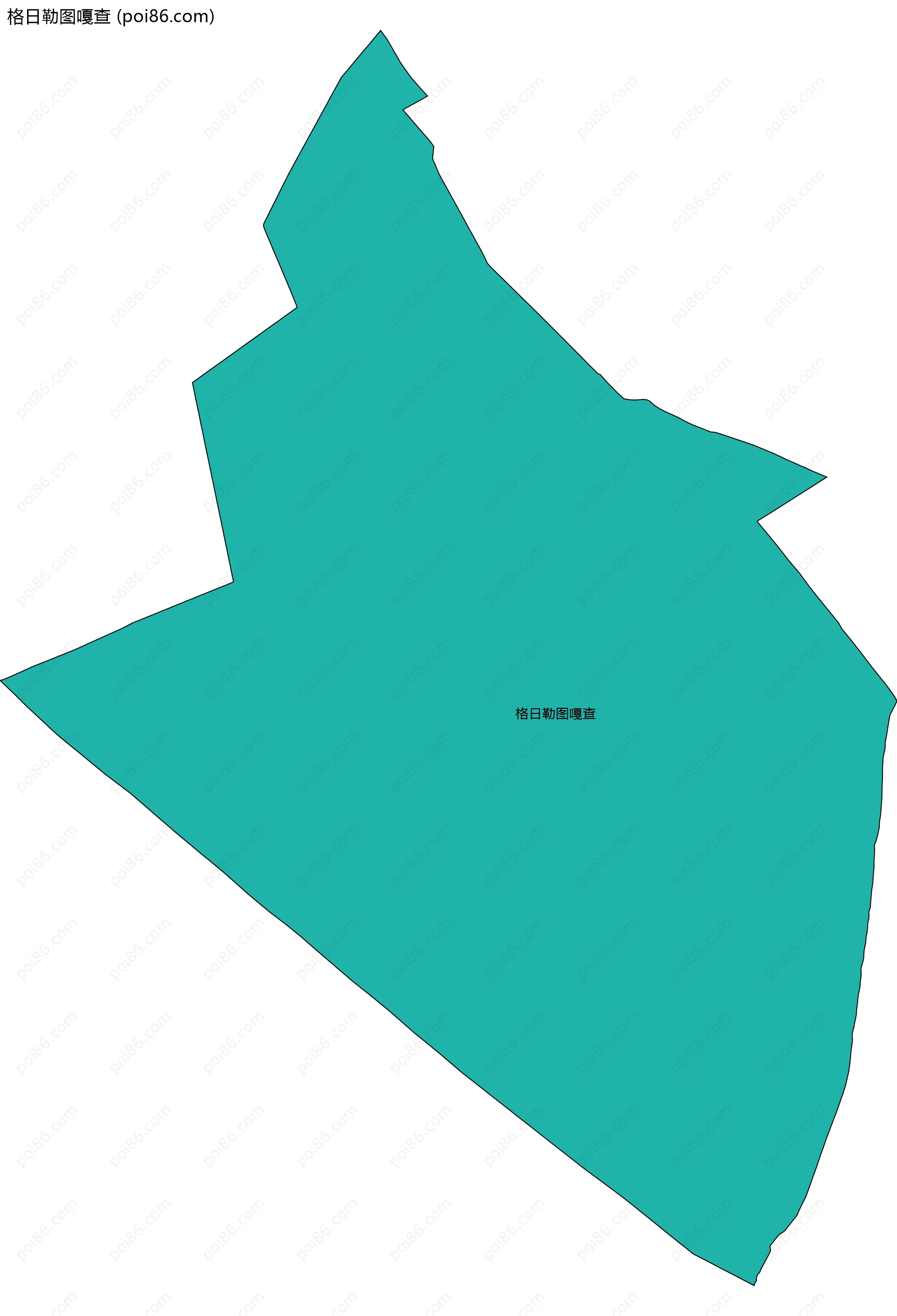 格日勒图嘎查边界地图