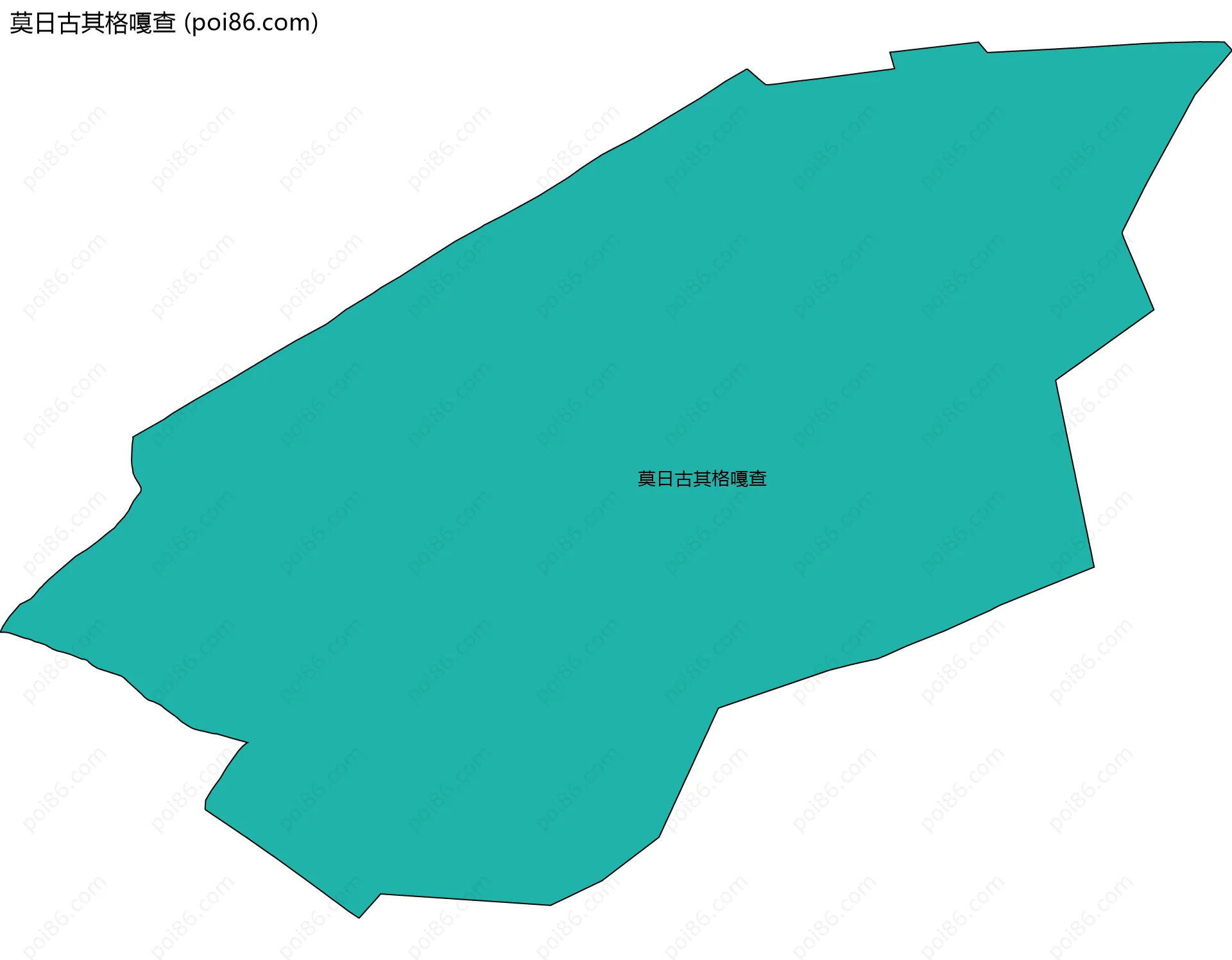 莫日古其格嘎查边界地图
