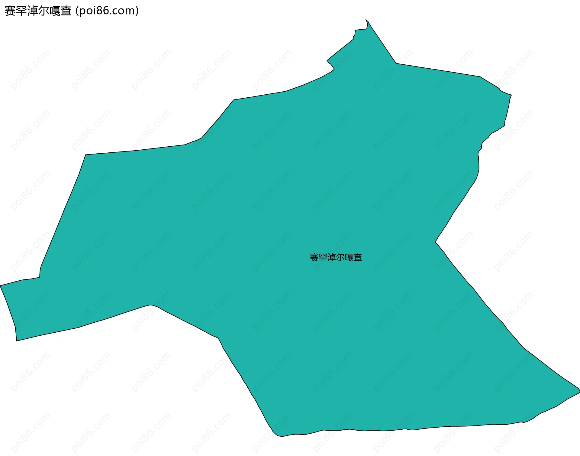 赛罕淖尔嘎查边界地图