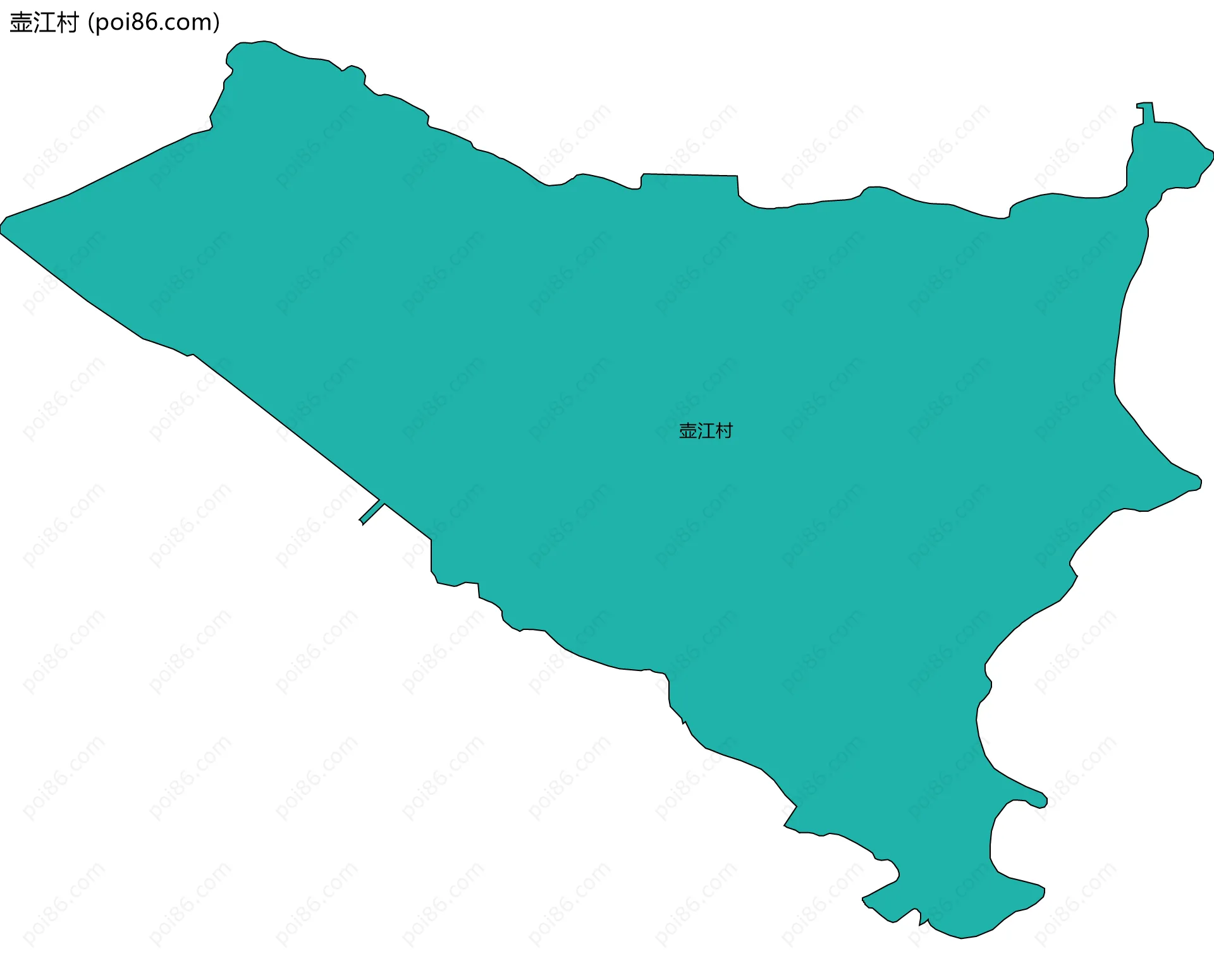 壶江村边界地图