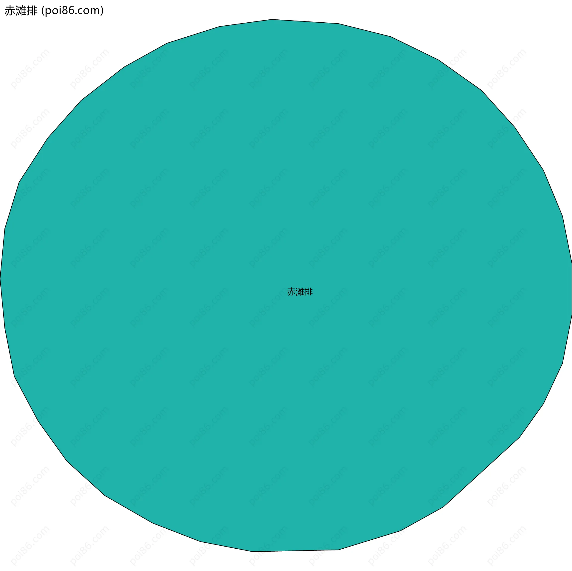 赤滩排边界地图