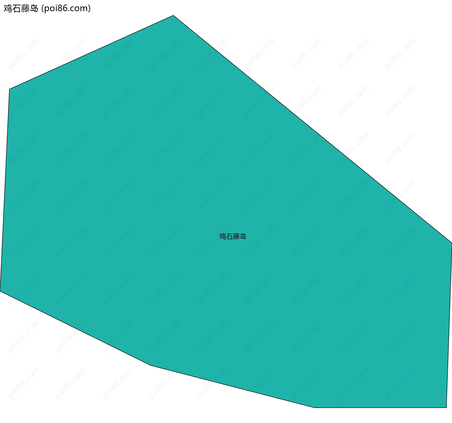 鸡石藤岛边界地图