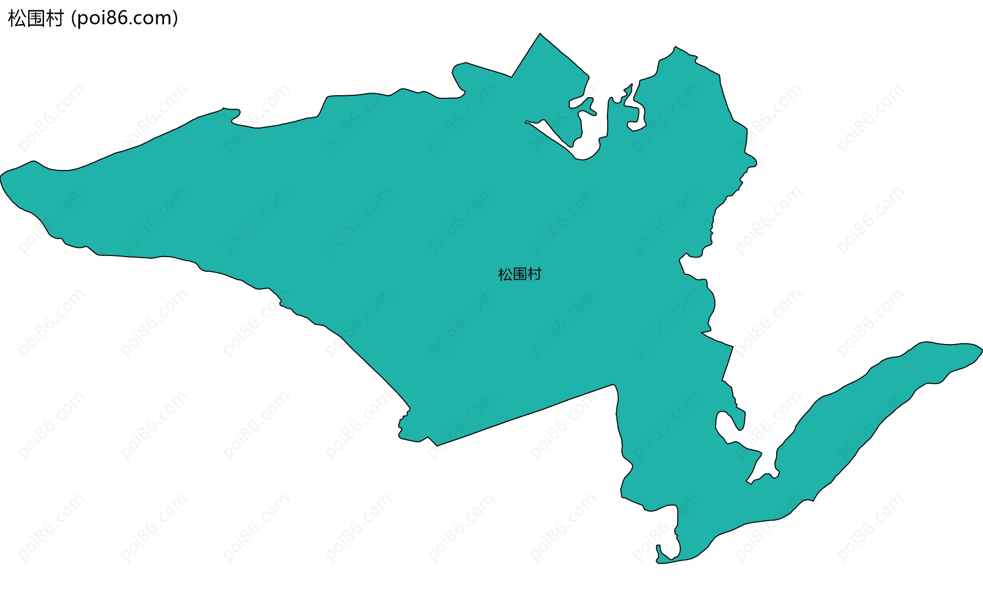 松围村边界地图