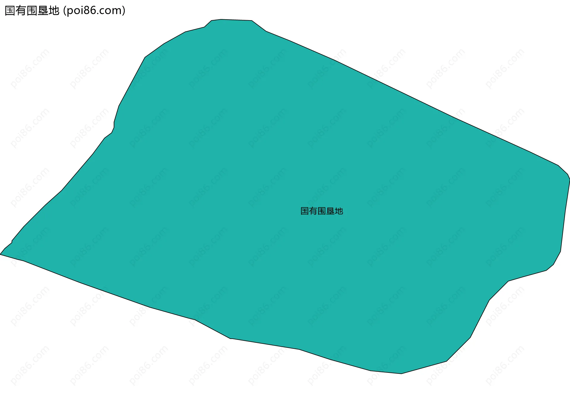 国有围垦地边界地图(五级行政区划)