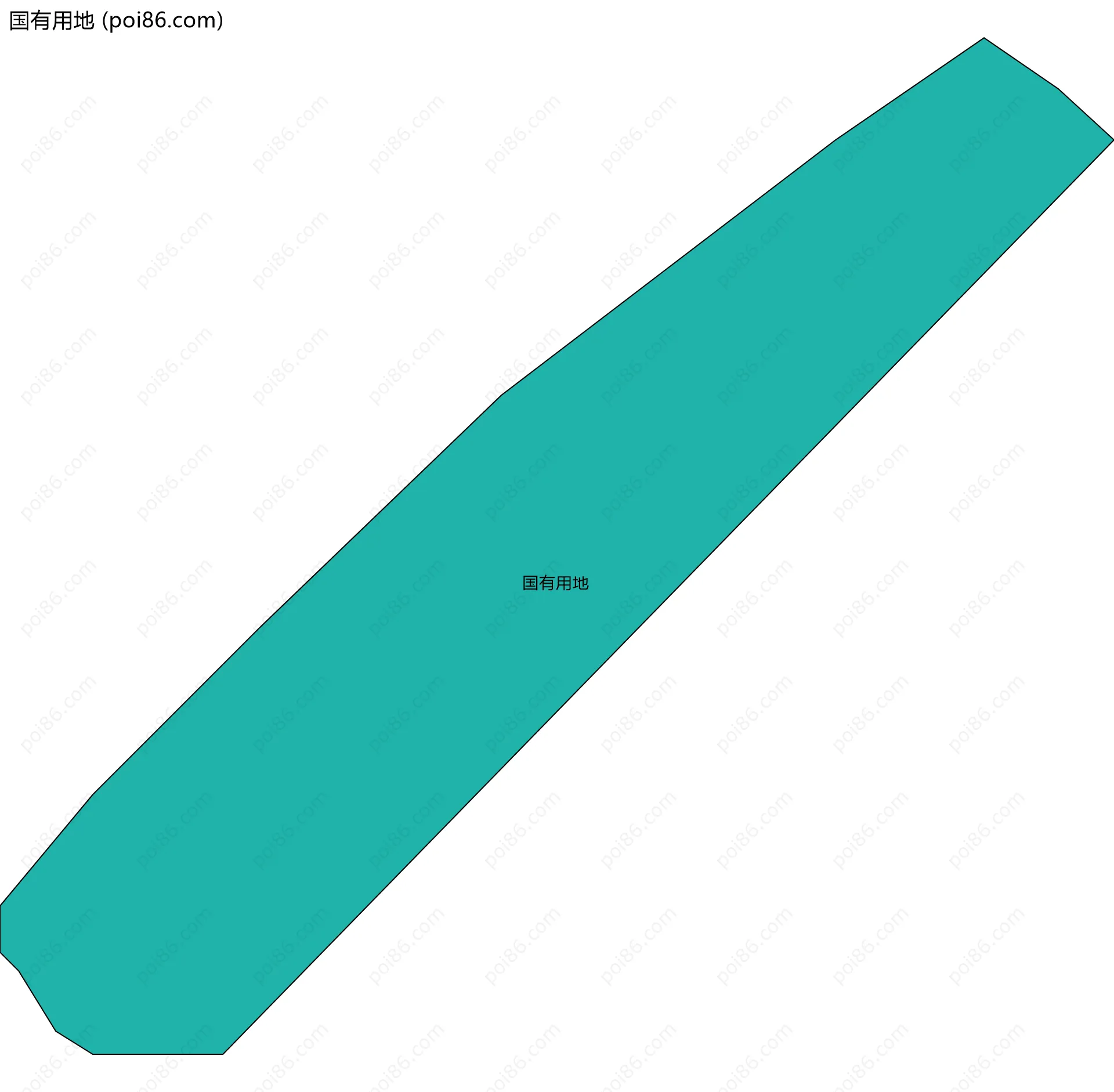 国有用地边界地图