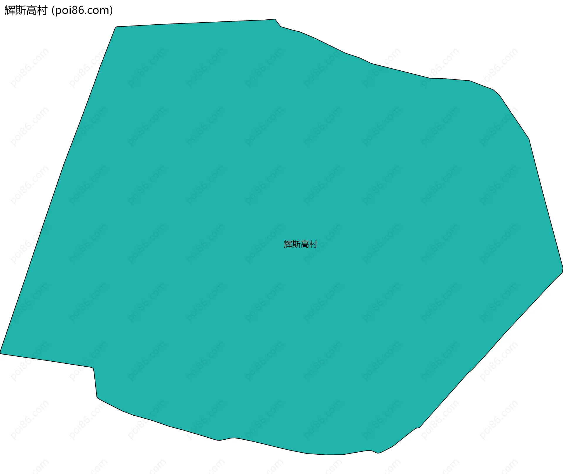 辉斯高村边界地图