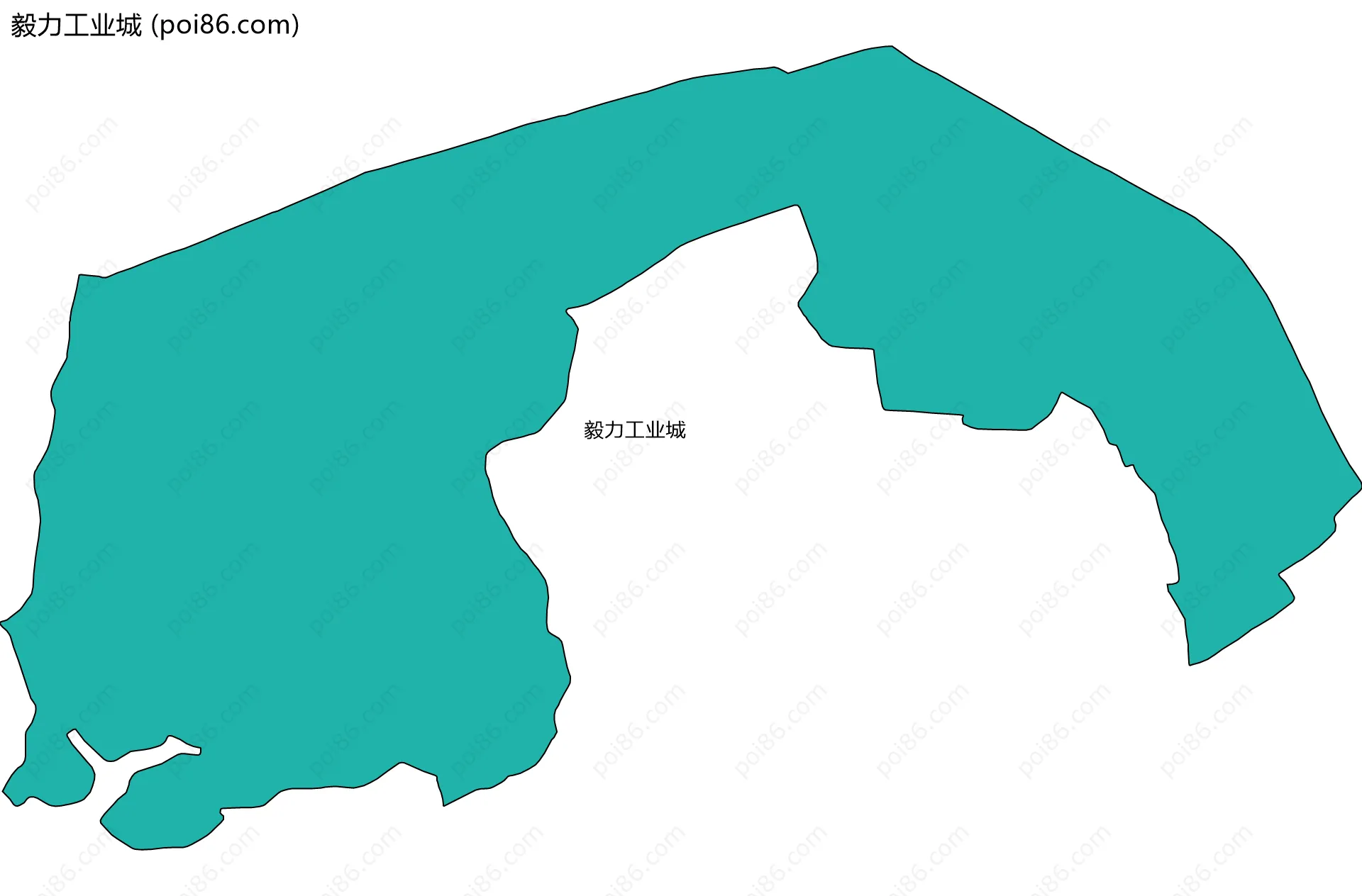 毅力工业城边界地图