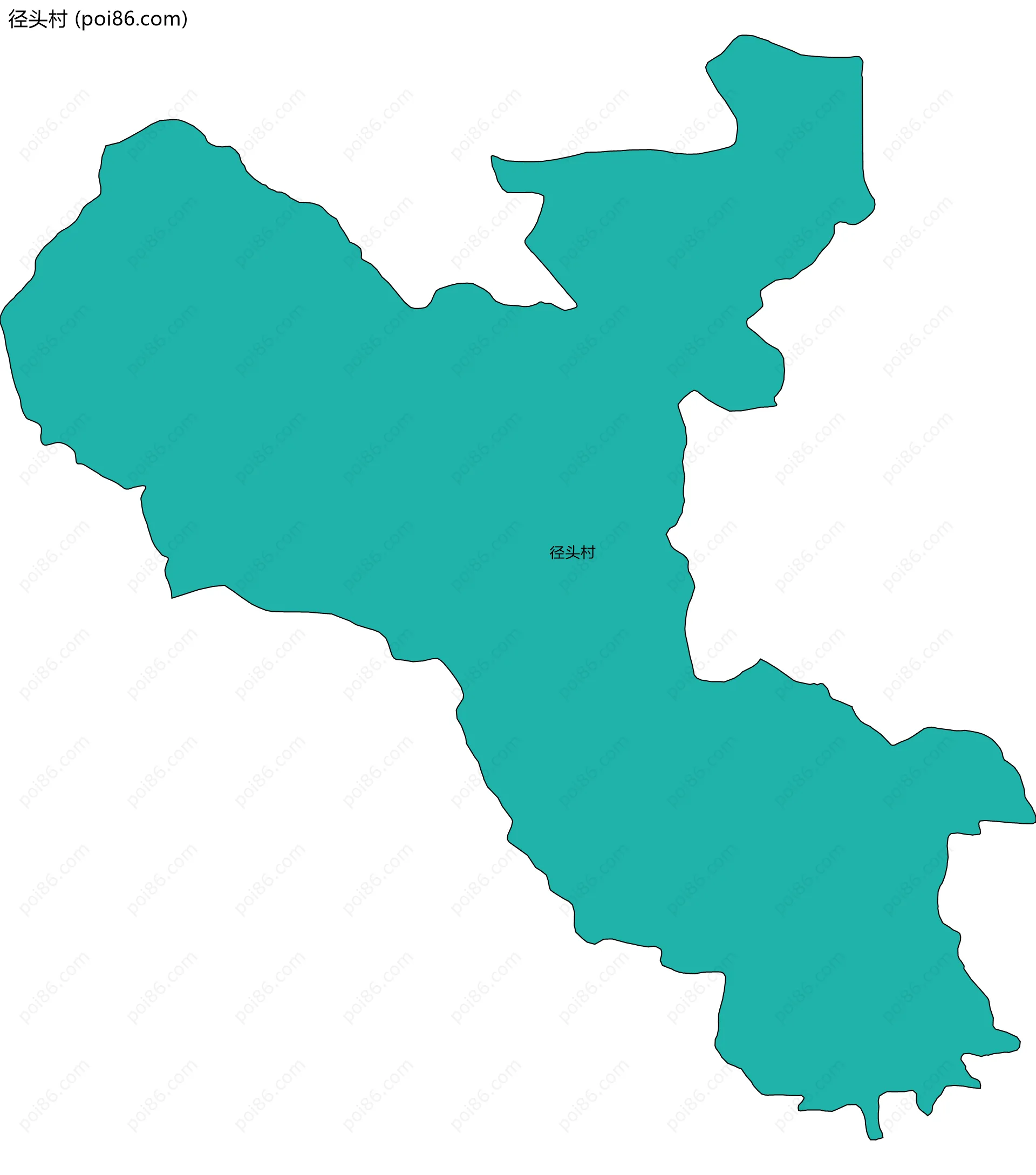 径头村边界地图