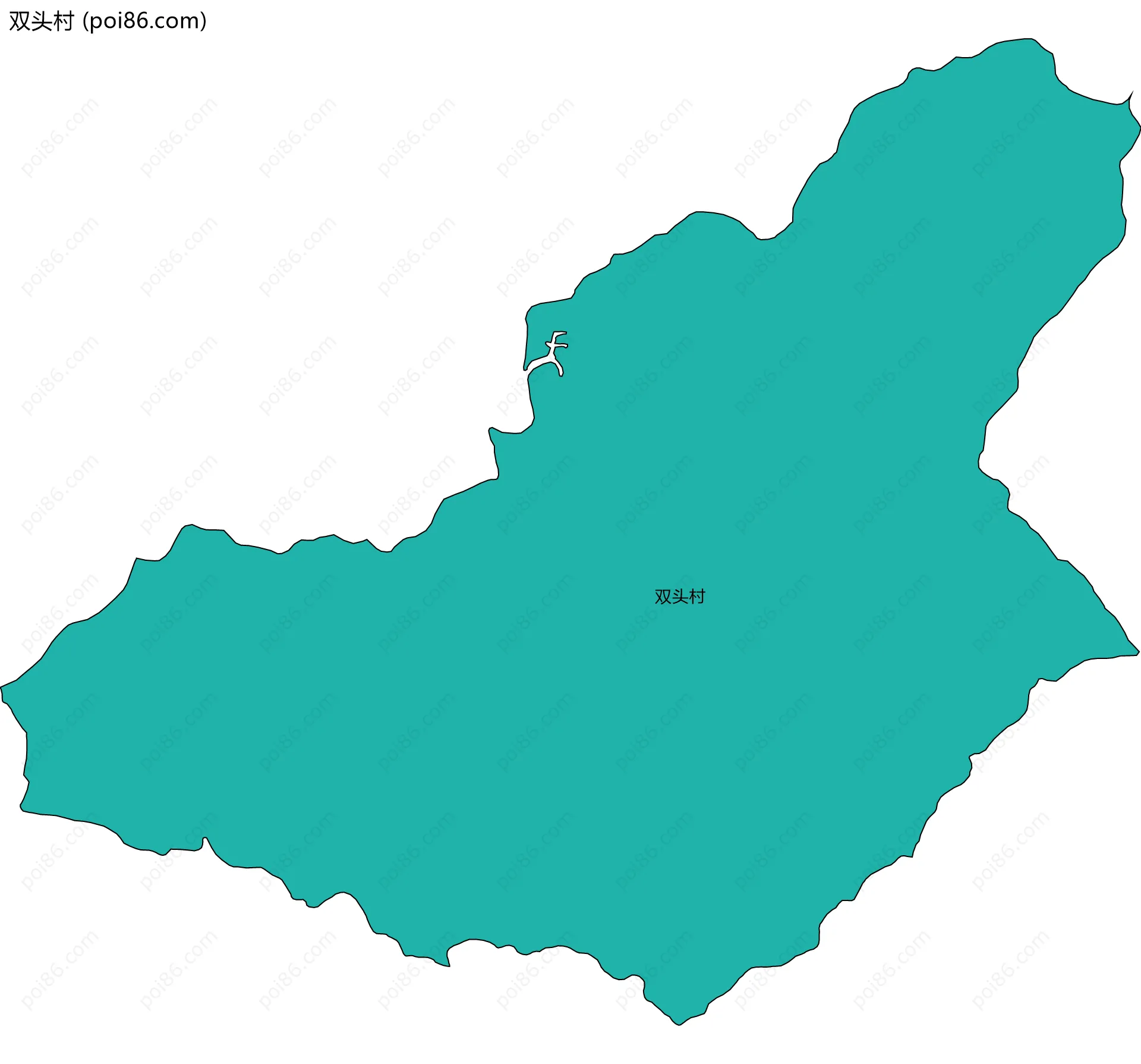 双头村边界地图