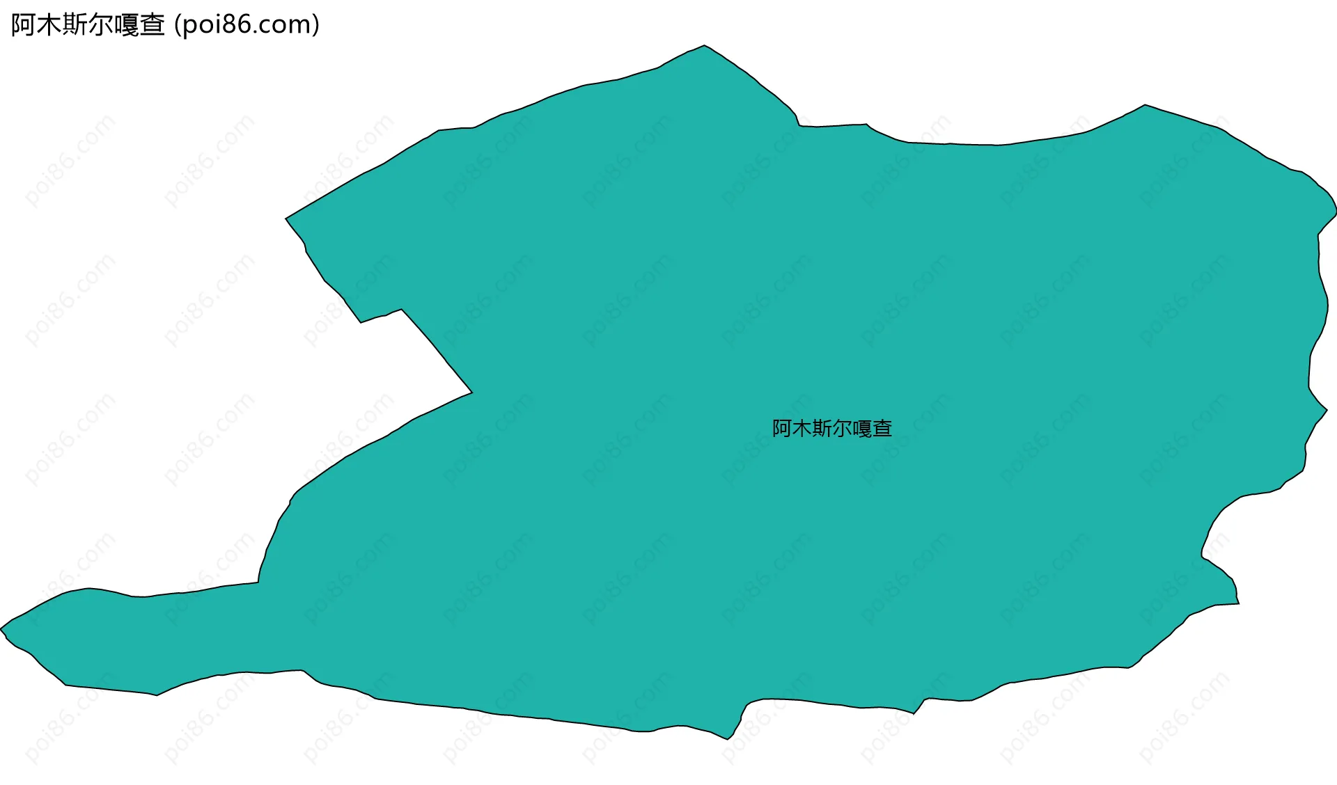 阿木斯尔嘎查边界地图
