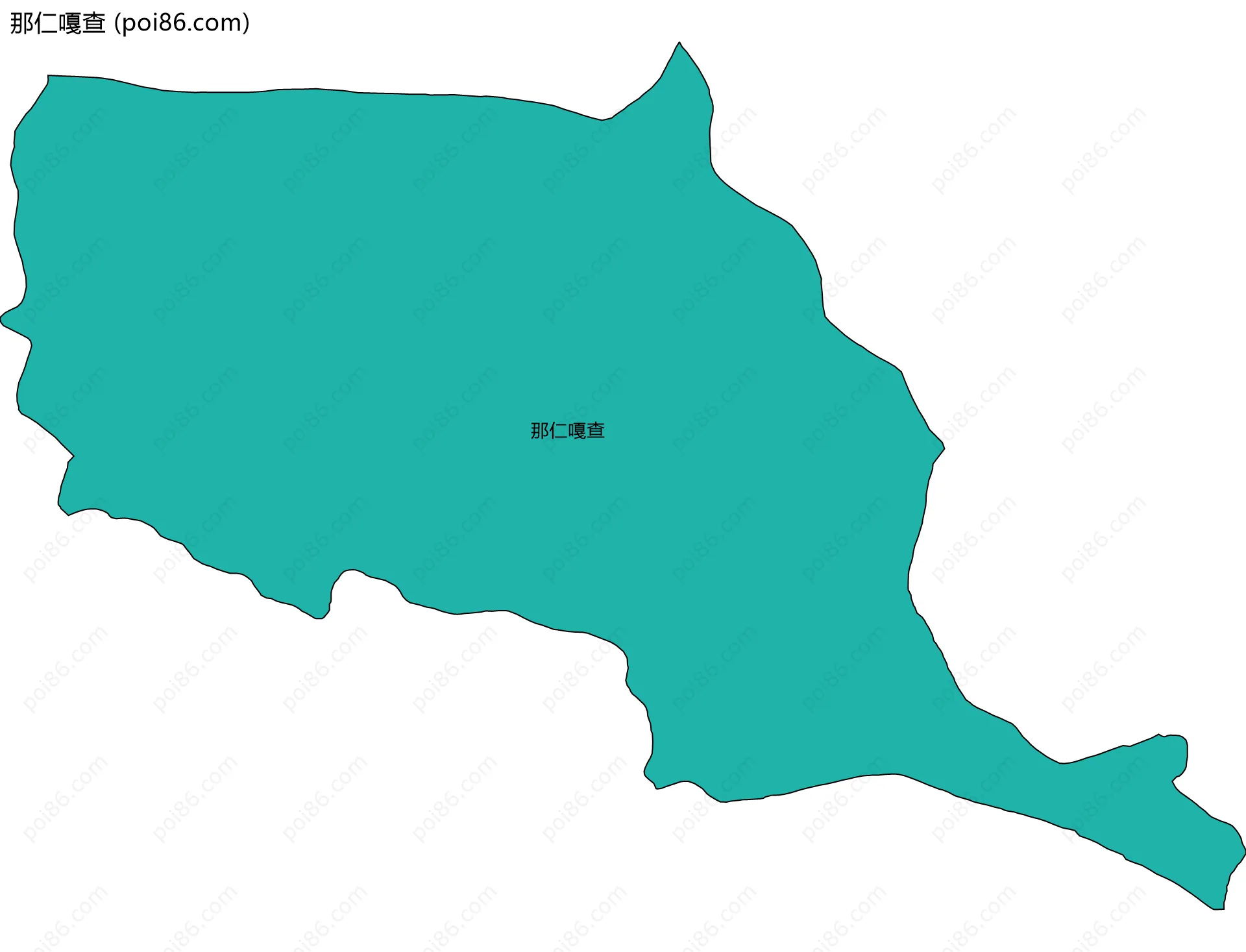 那仁嘎查边界地图