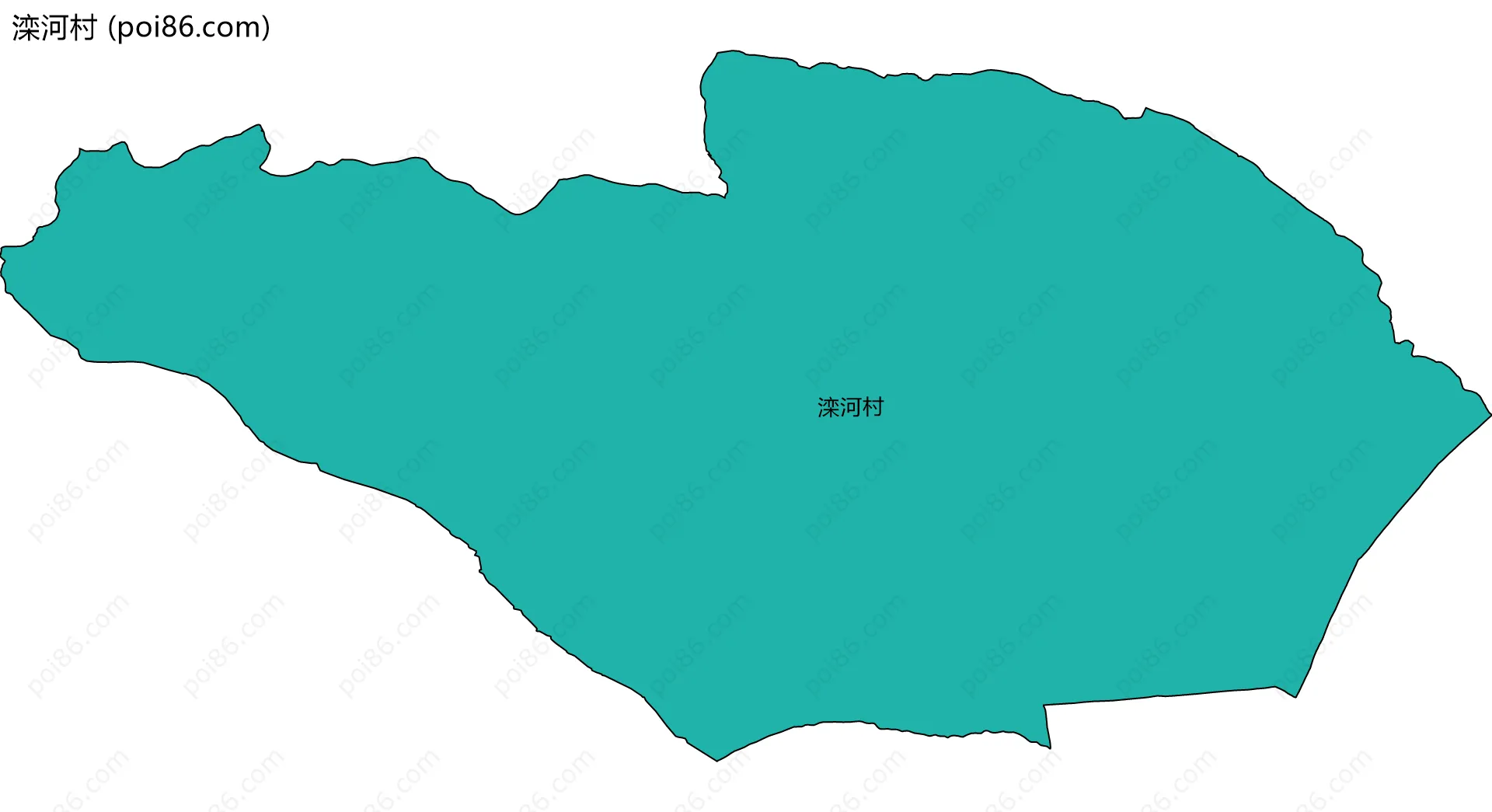 滦河村边界地图