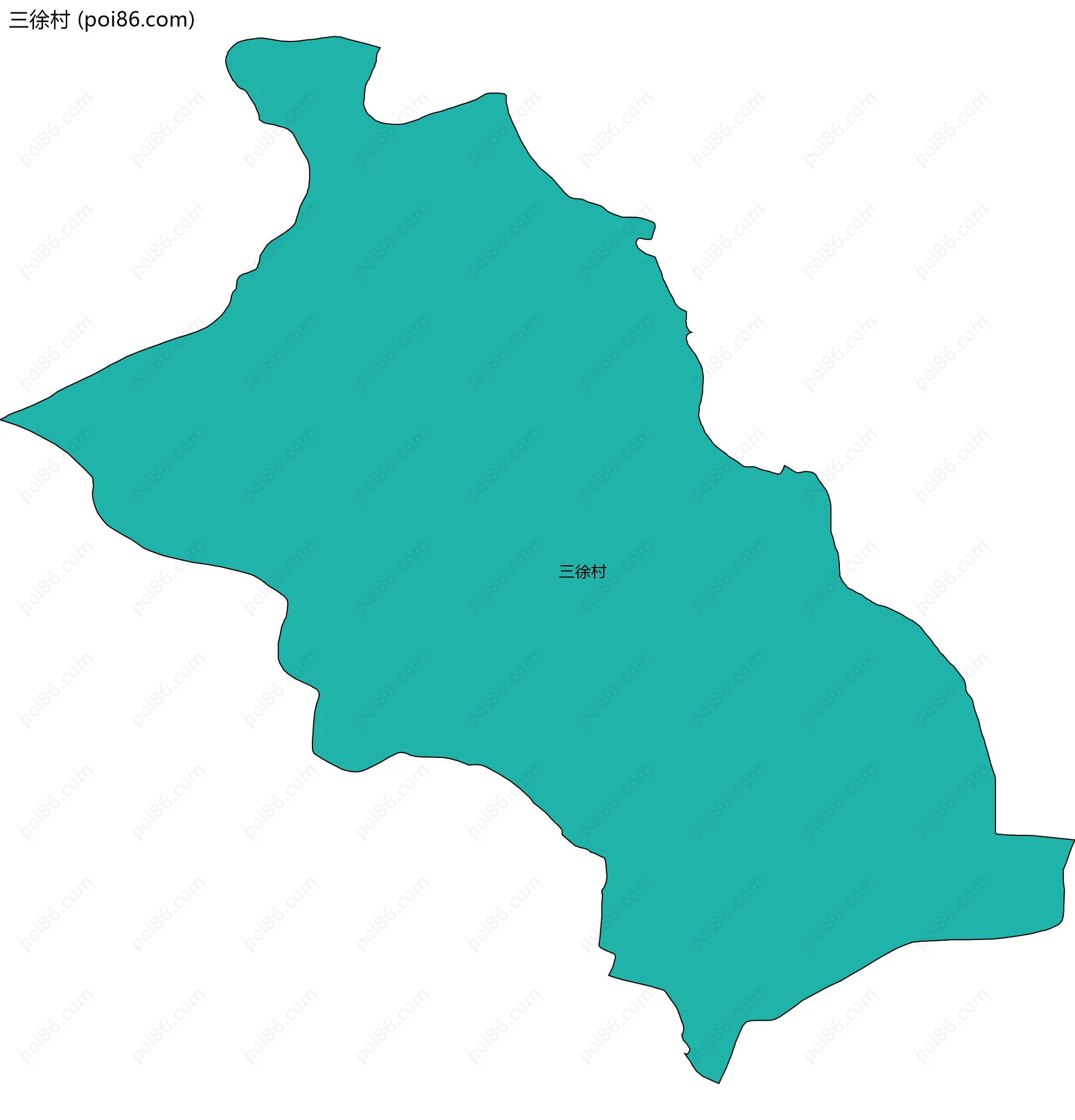 三徐村边界地图