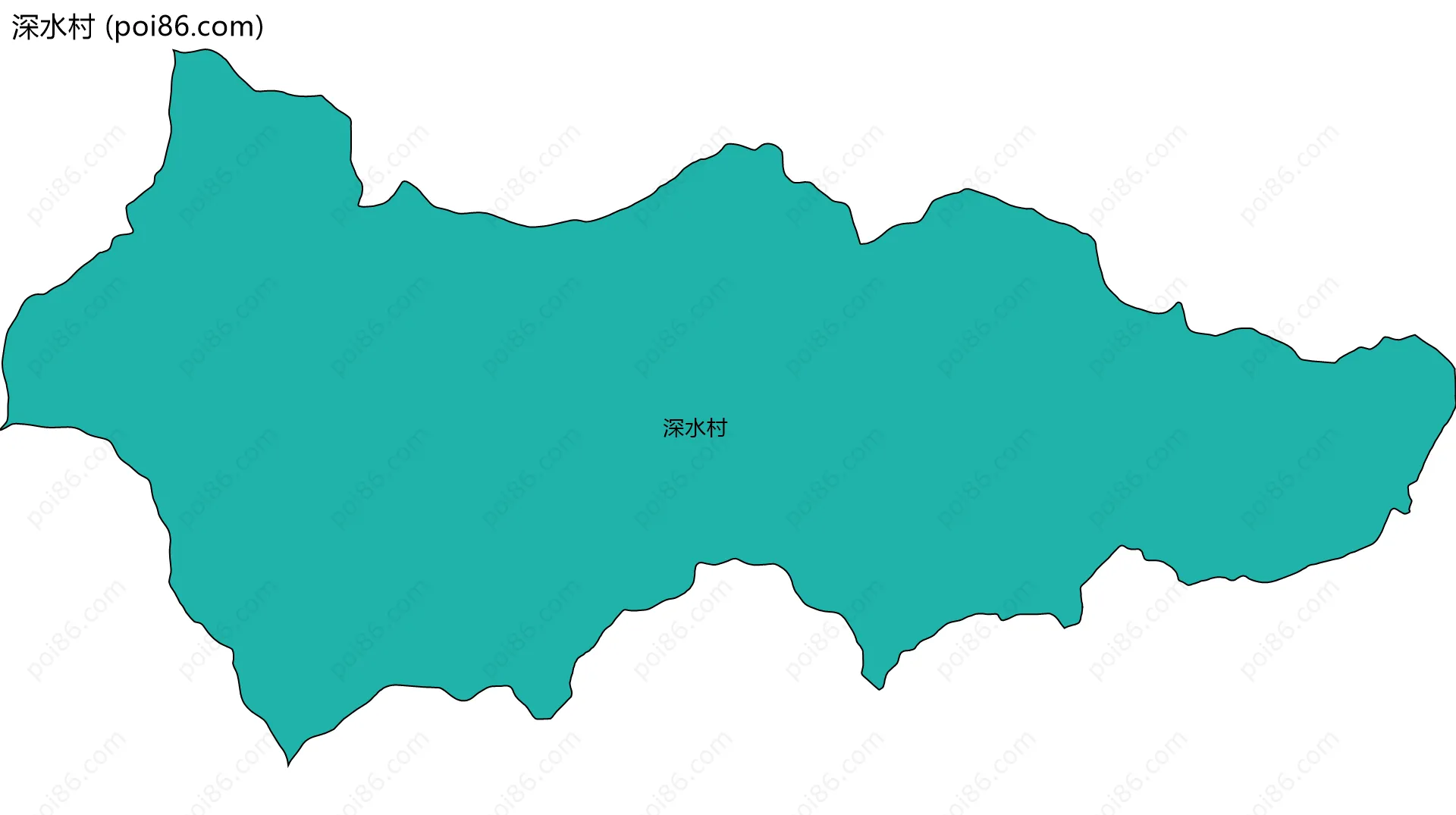 深水村边界地图