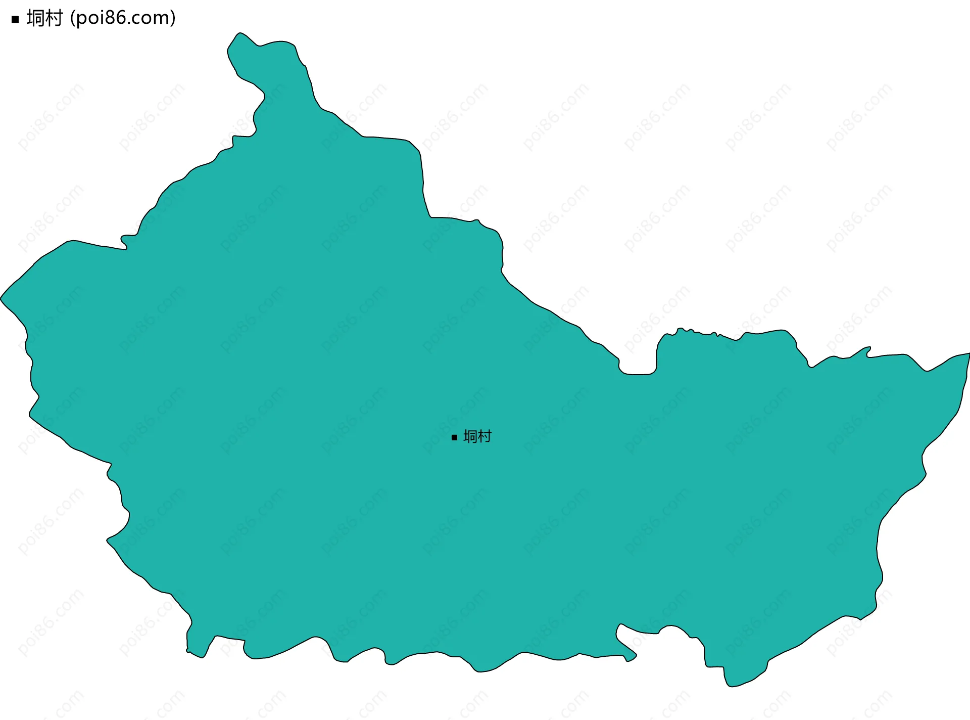 垌村边界地图