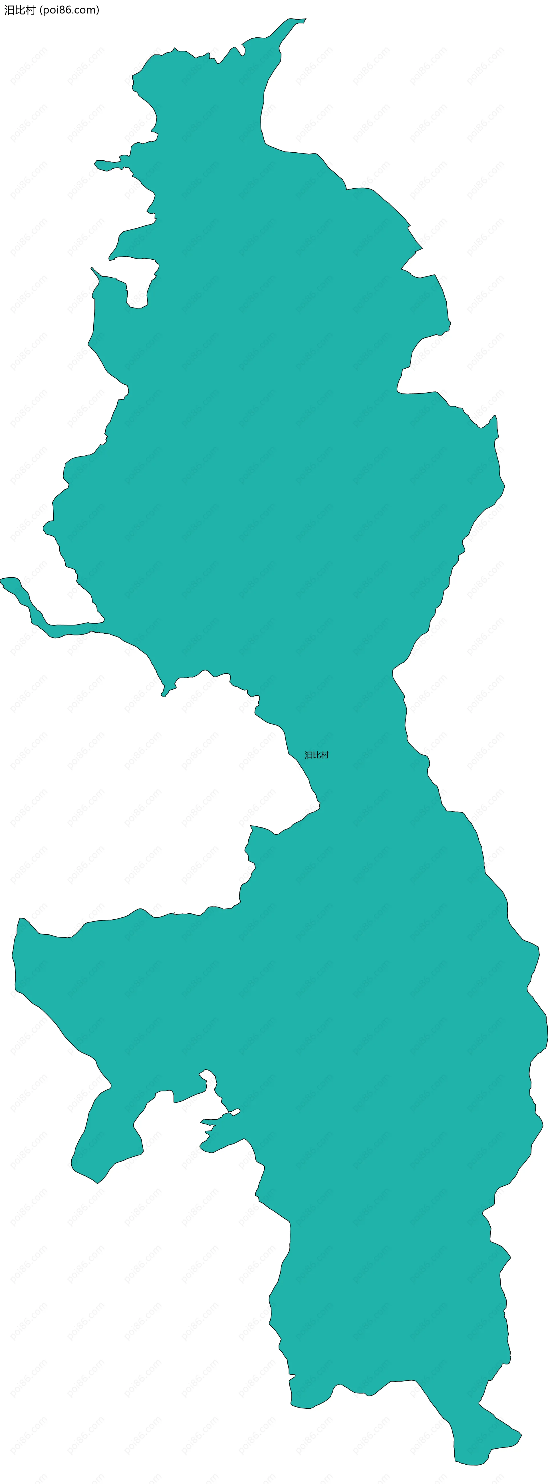 汨比村边界地图