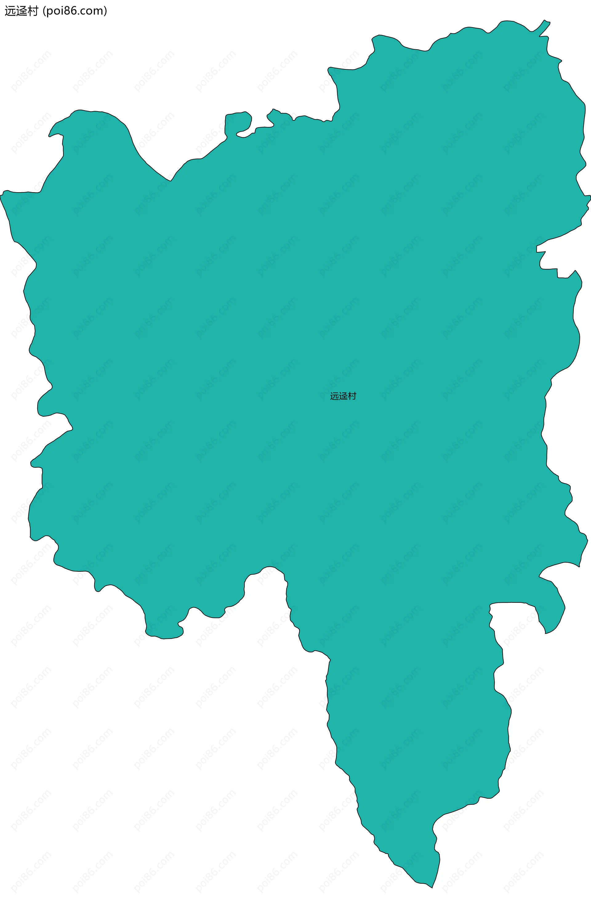 远迳村边界地图