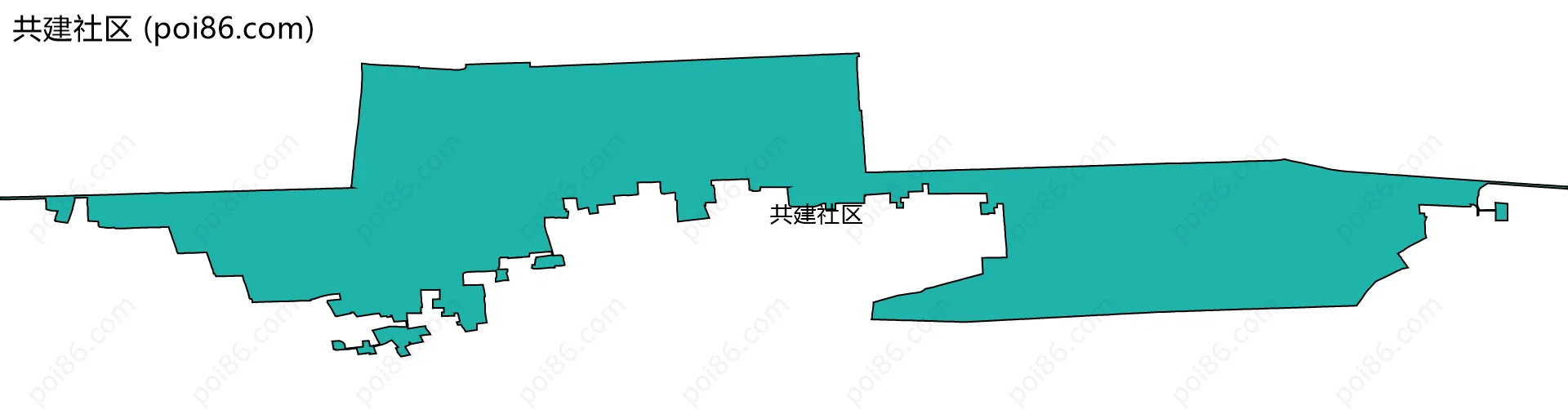 共建社区边界地图