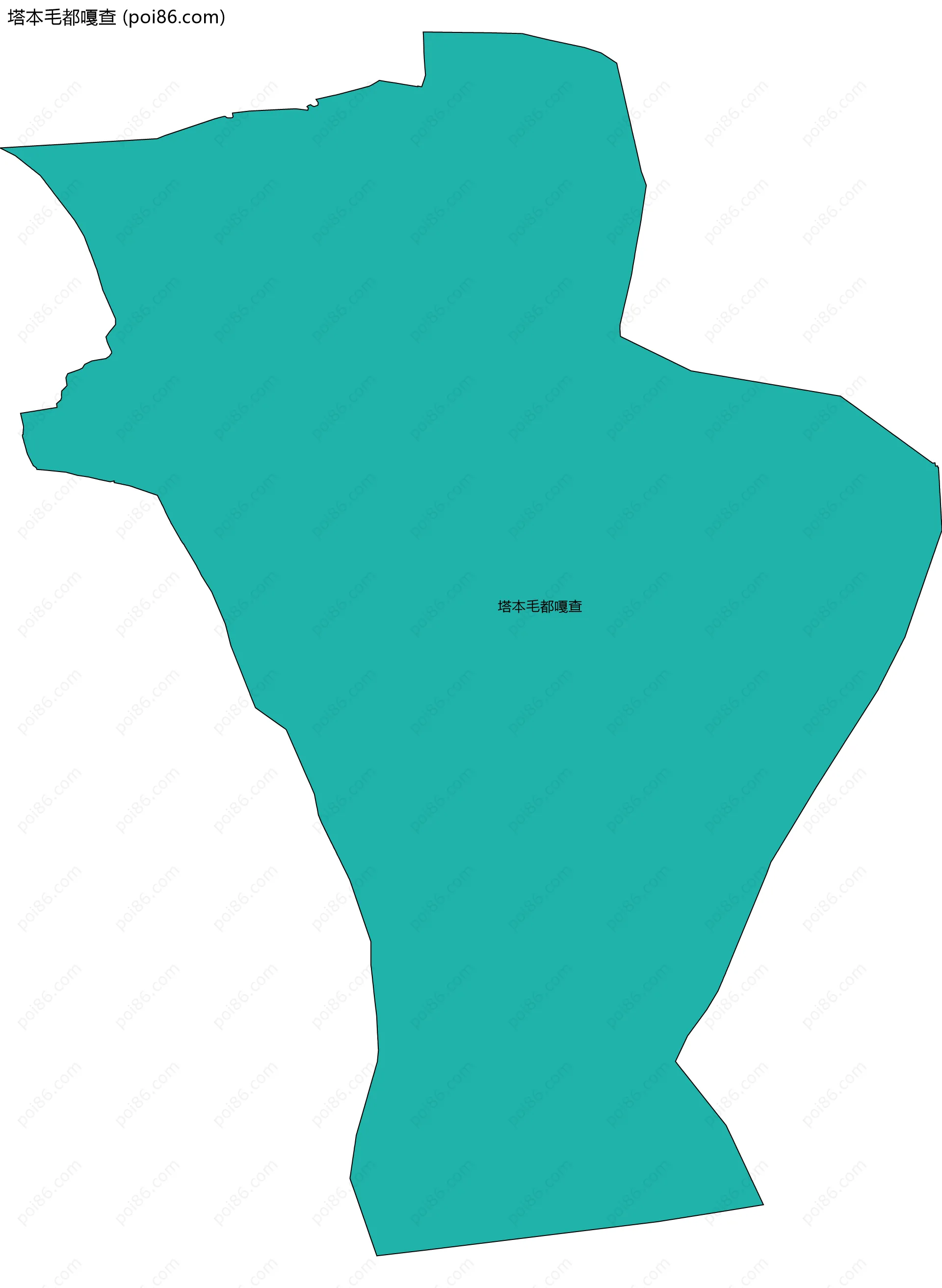 塔本毛都嘎查边界地图