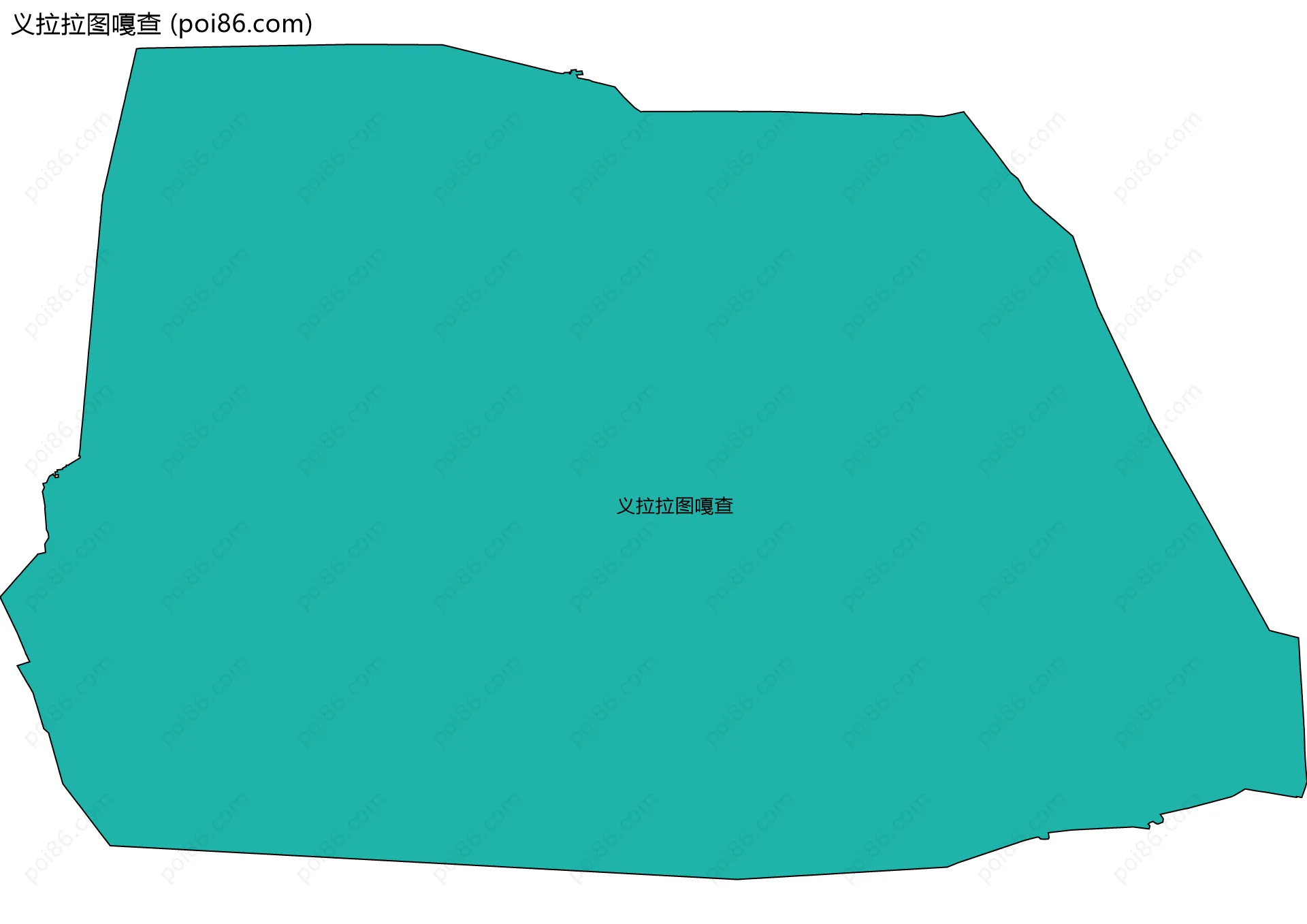 义拉拉图嘎查边界地图