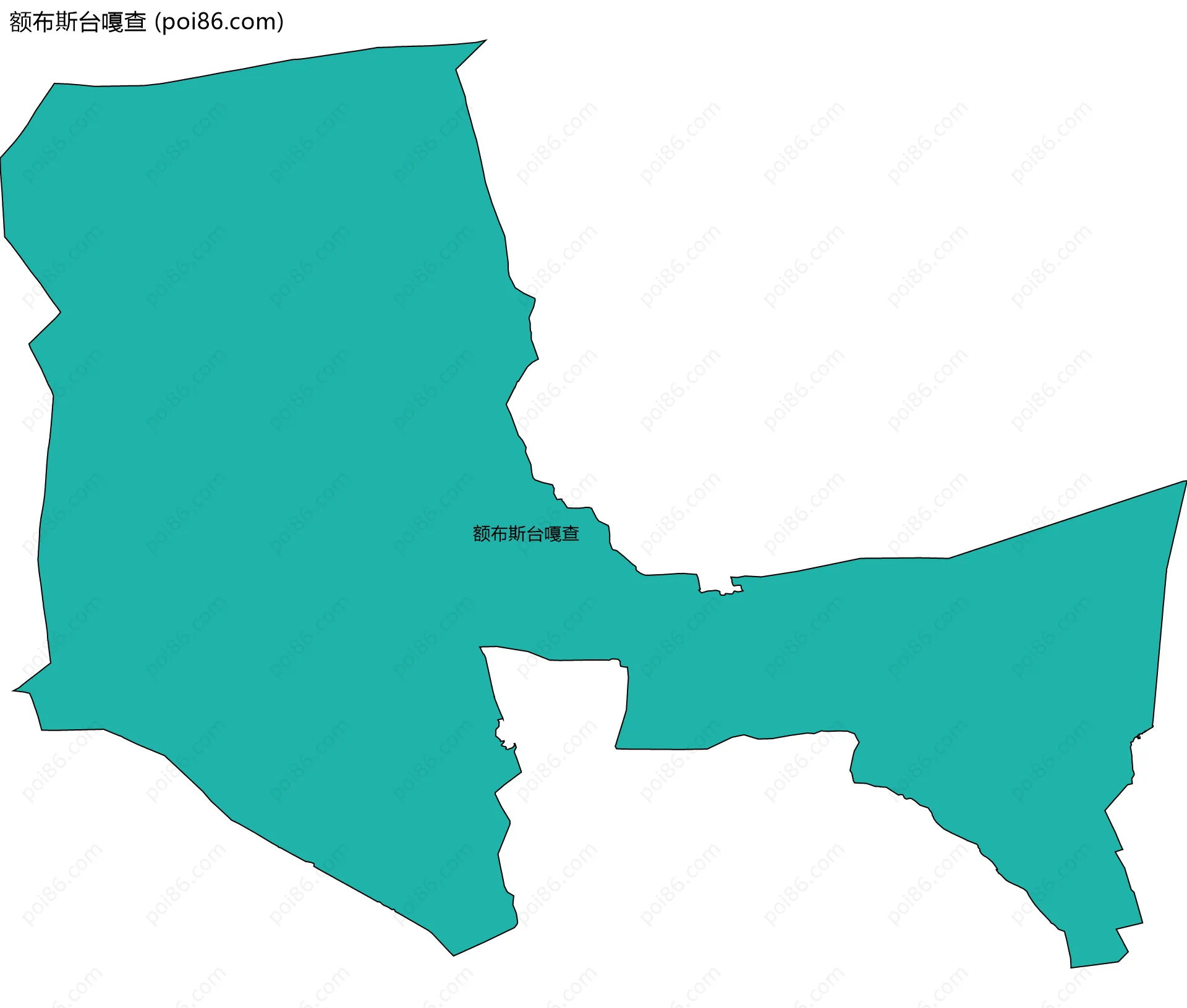 额布斯台嘎查边界地图