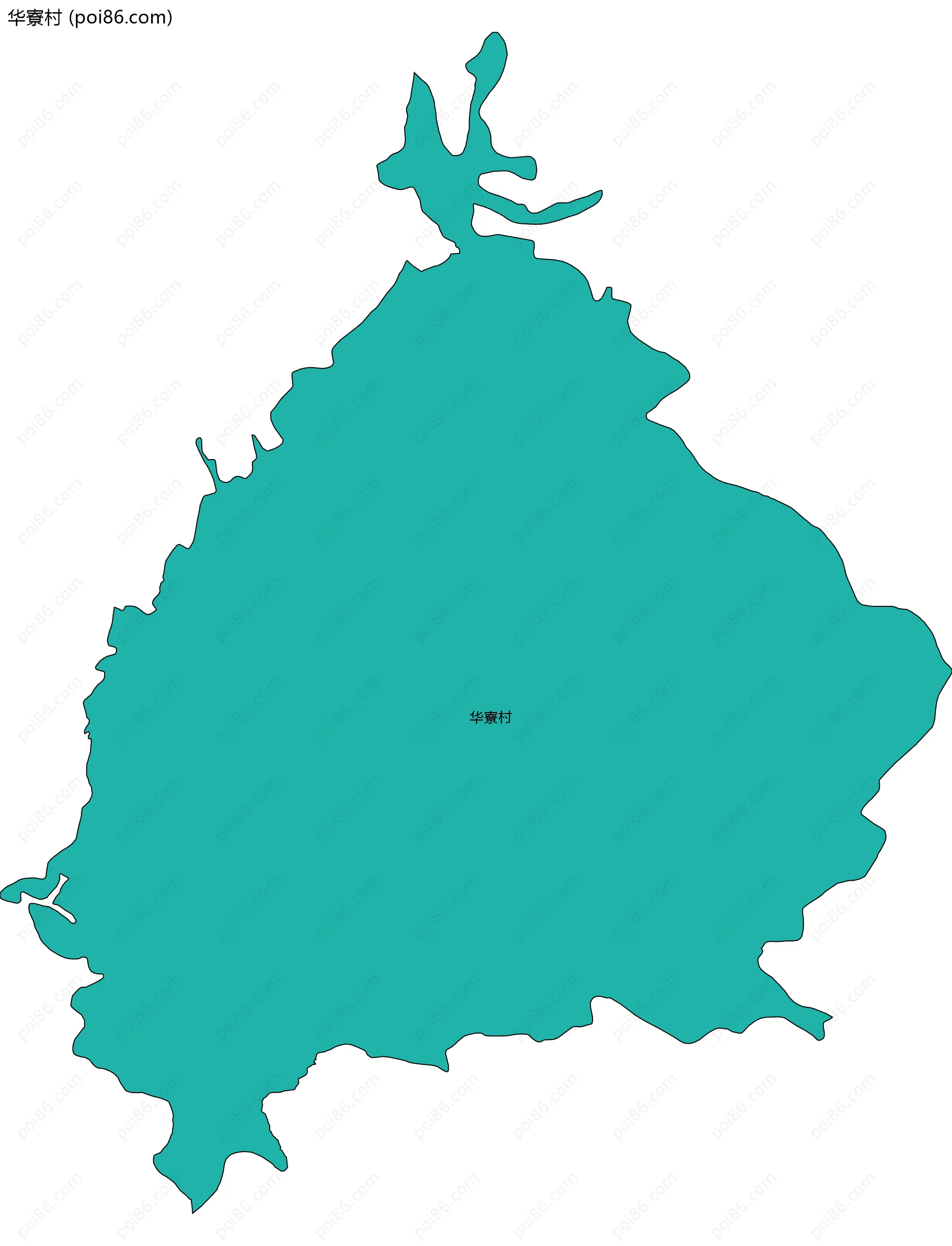 华寮村边界地图