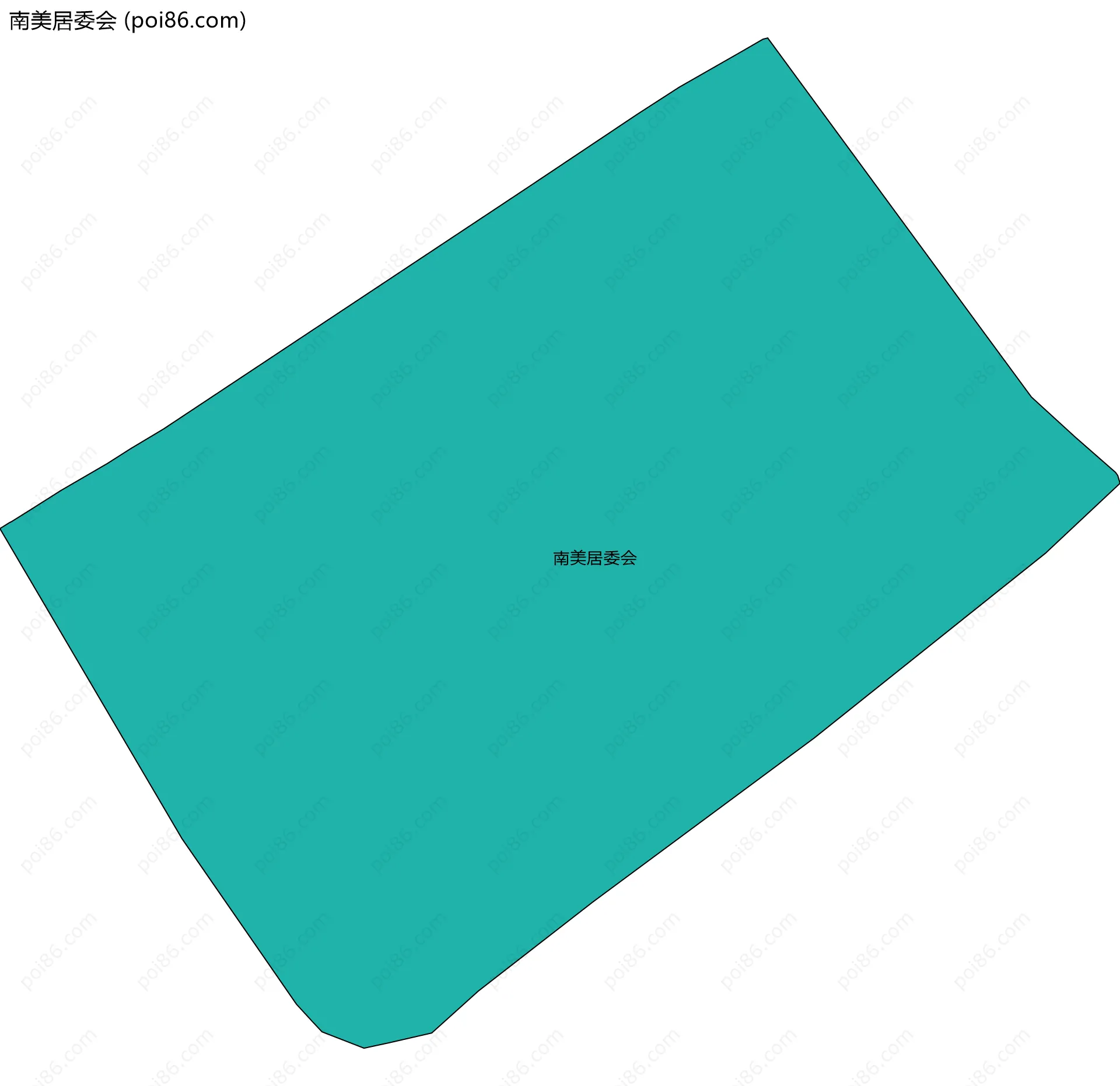 南美居委会边界地图