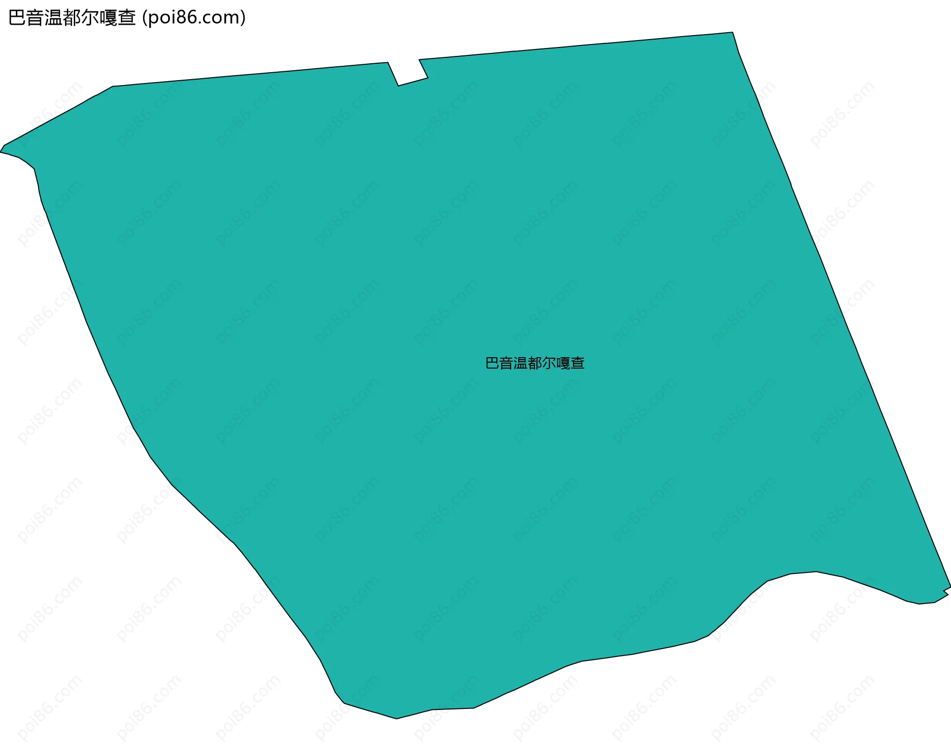 巴音温都尔嘎查边界地图