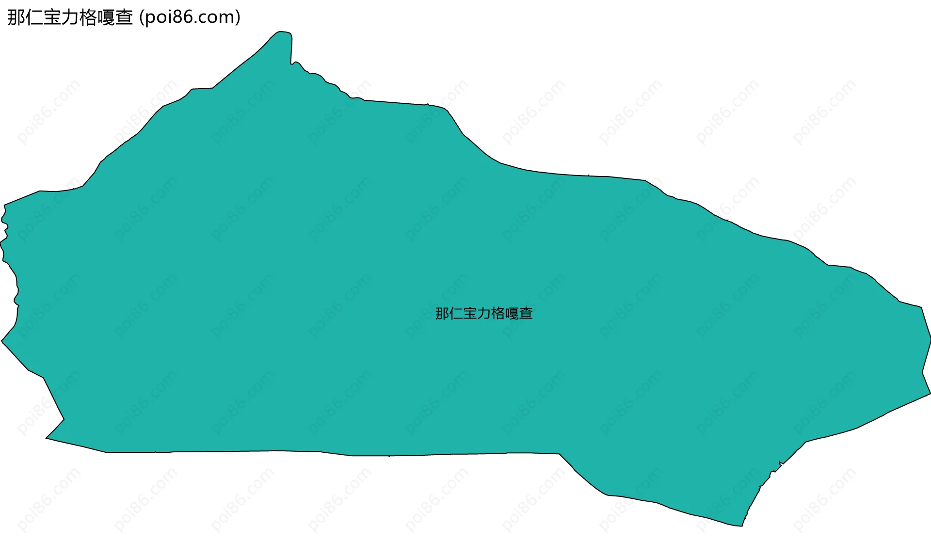 那仁宝力格嘎查边界地图