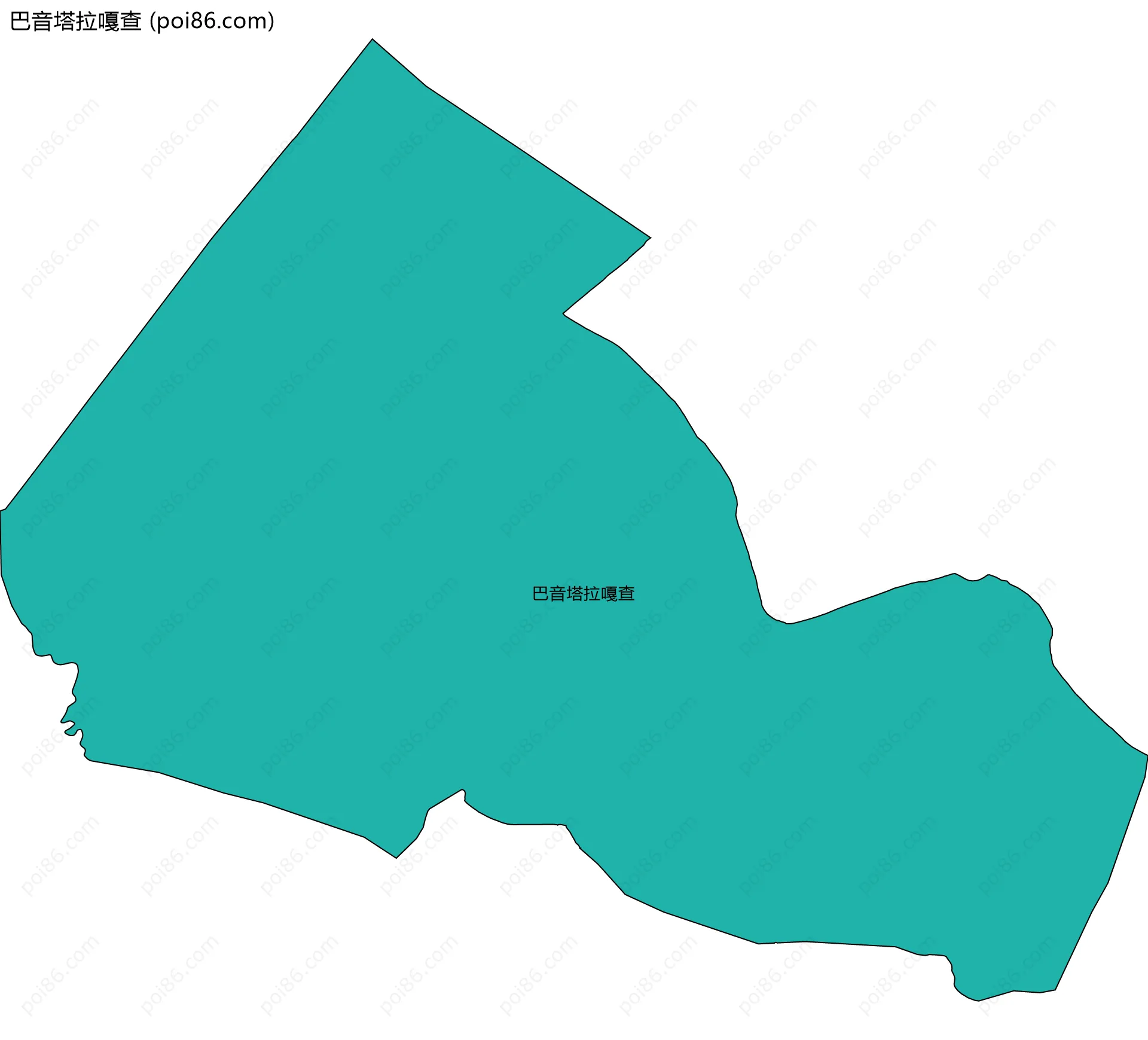 巴音塔拉嘎查边界地图